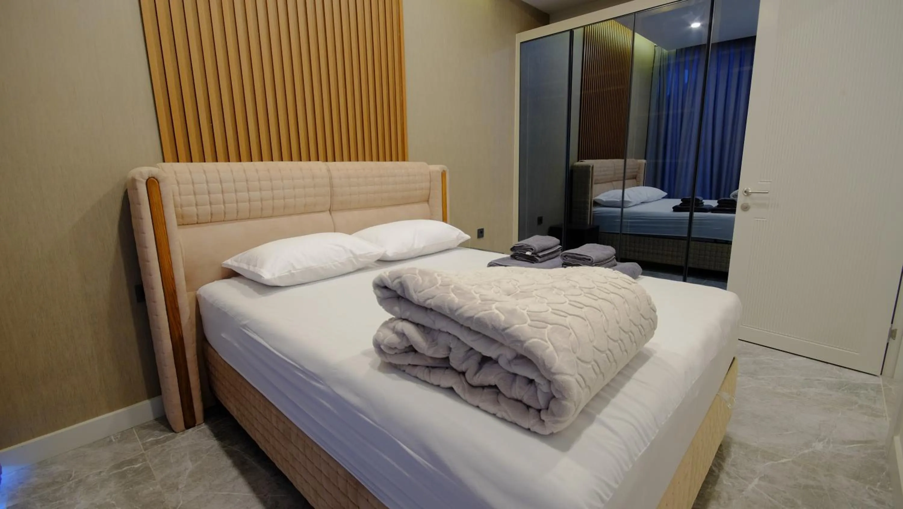 Bedroom, Bed in Bodrum Ada Apart Otel Turgutreis