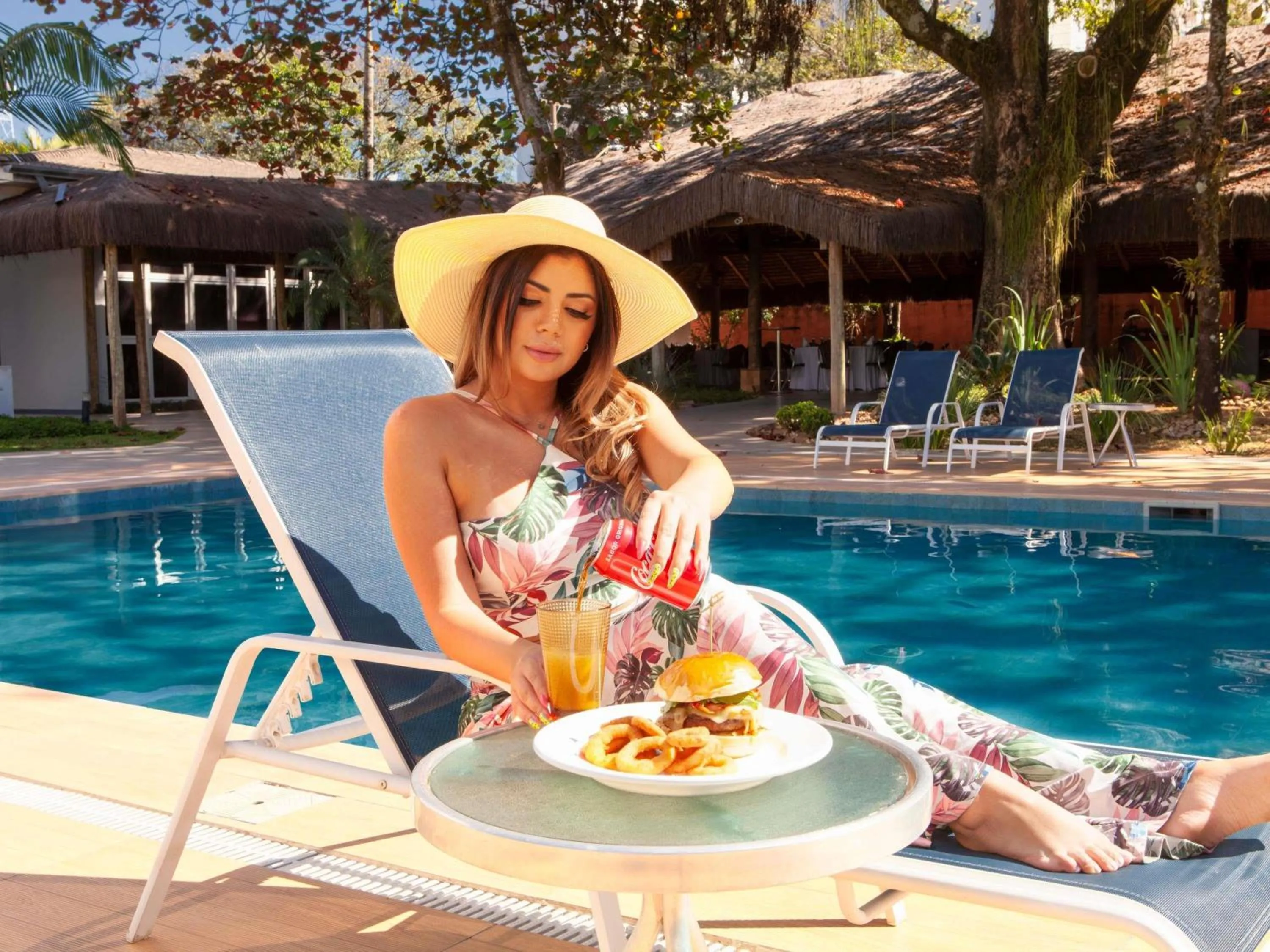 Pool view in Novotel Sao Jose dos Campos