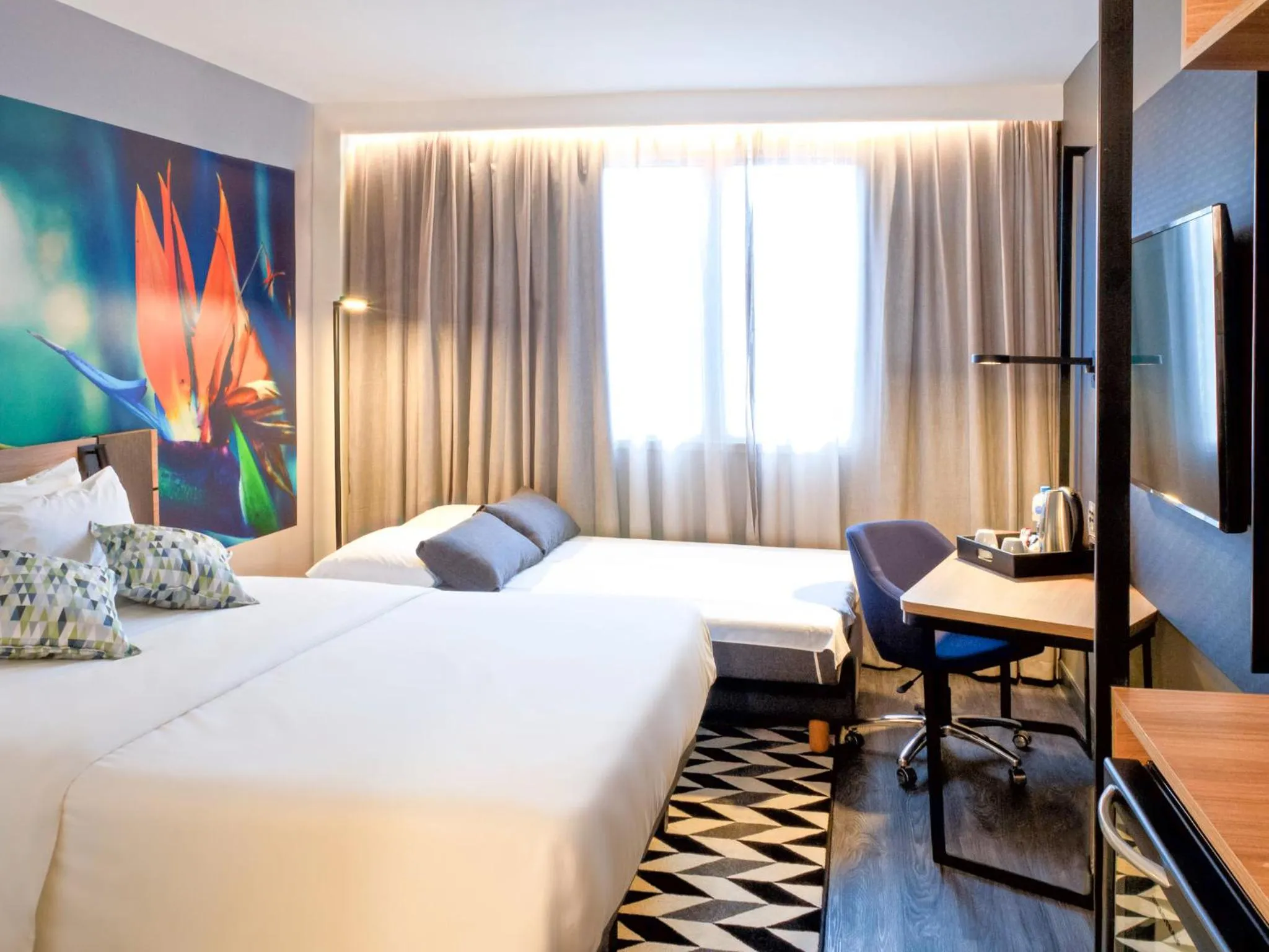 Bed in Novotel Sao Jose dos Campos