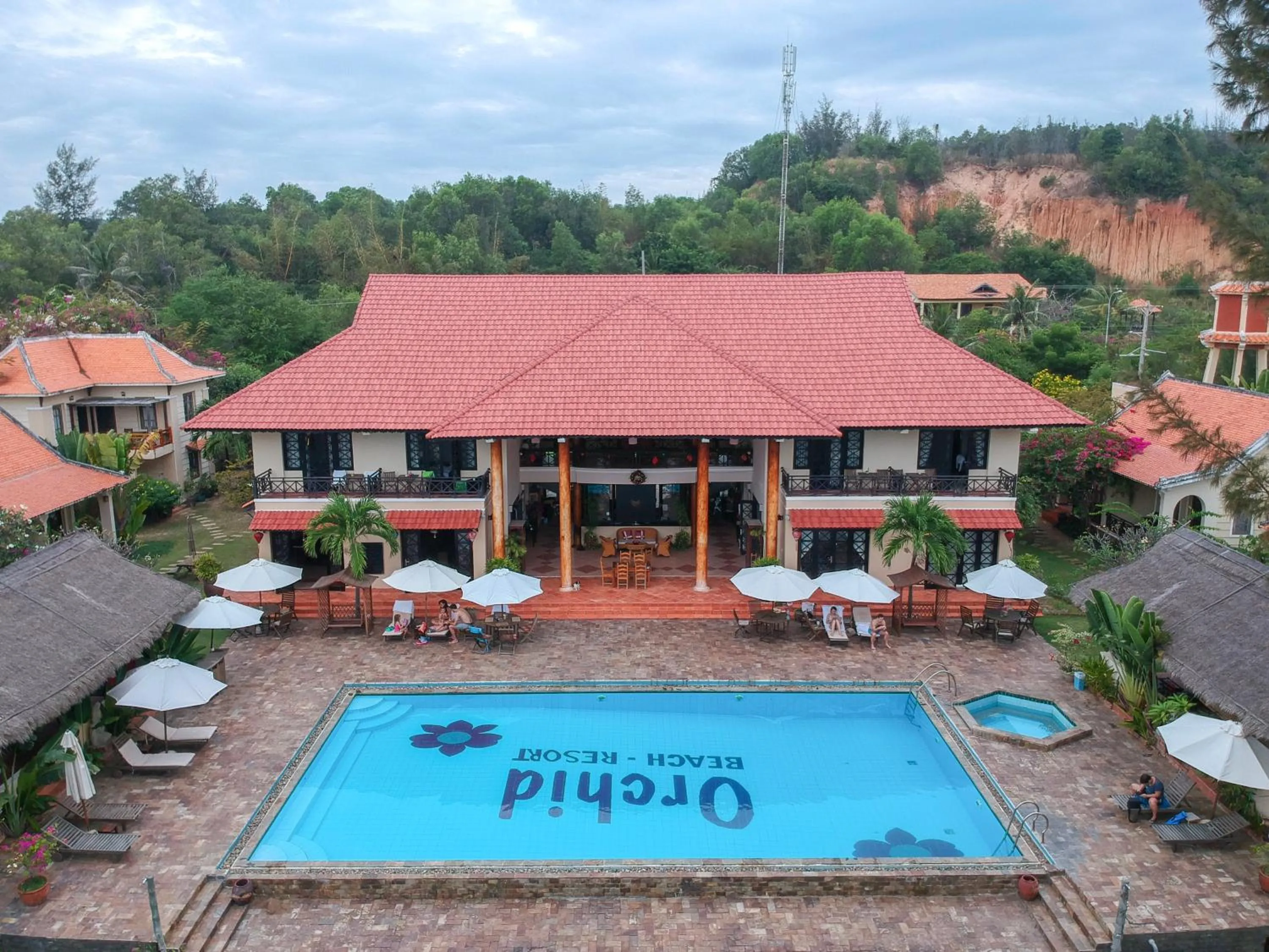 Property building in Orchid Boutique Beach Resort