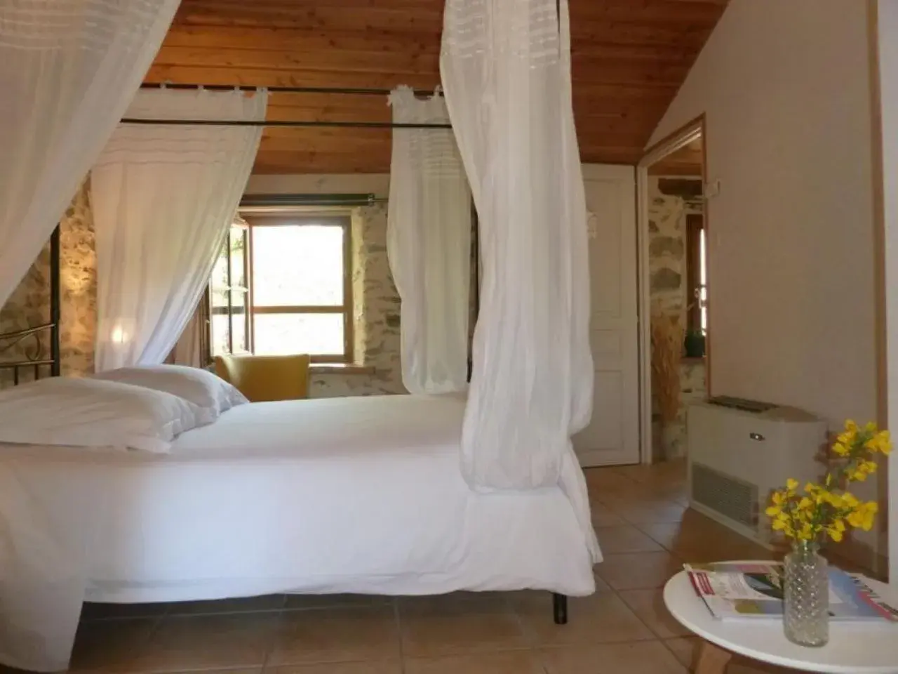 Double Room with Garden View - single occupancy in Le Moulin de Drapras Double Room with Garden View - single occupancy in Le Moulin de Drapras