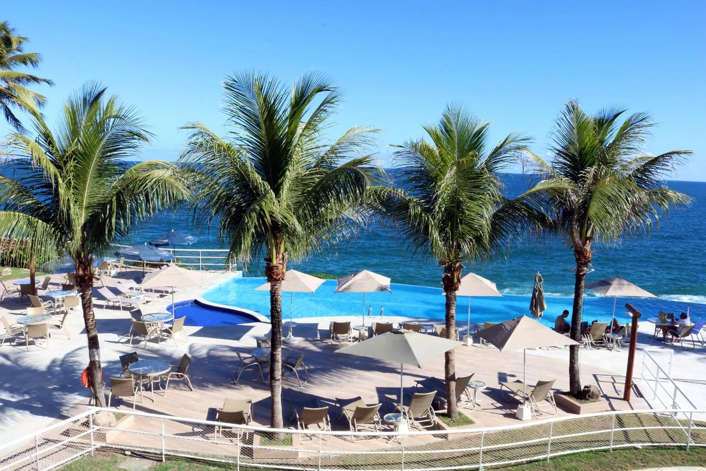Pool view in Mercure Salvador Rio Vermelho