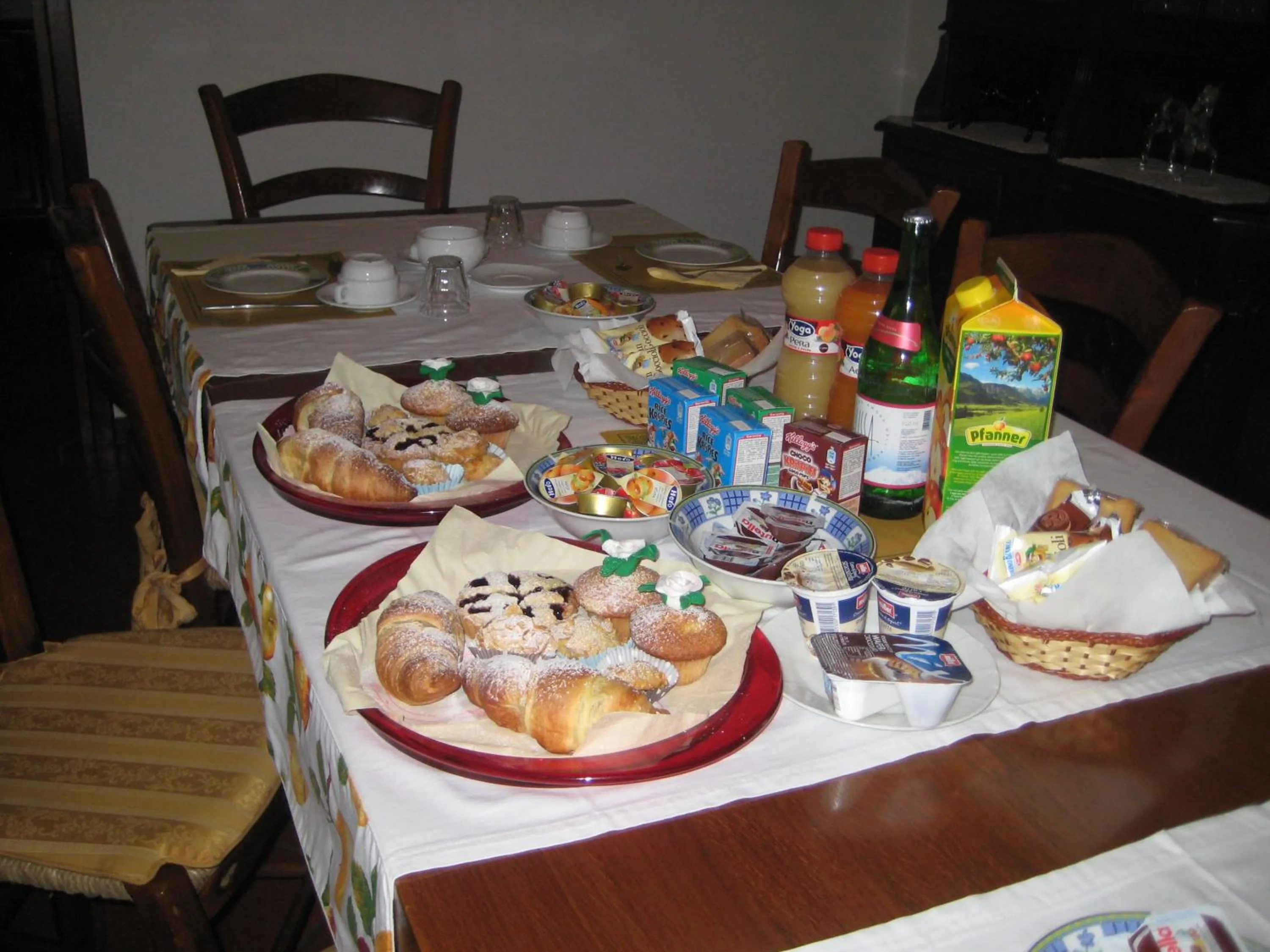 Continental breakfast in B&B Oasi di Venezia