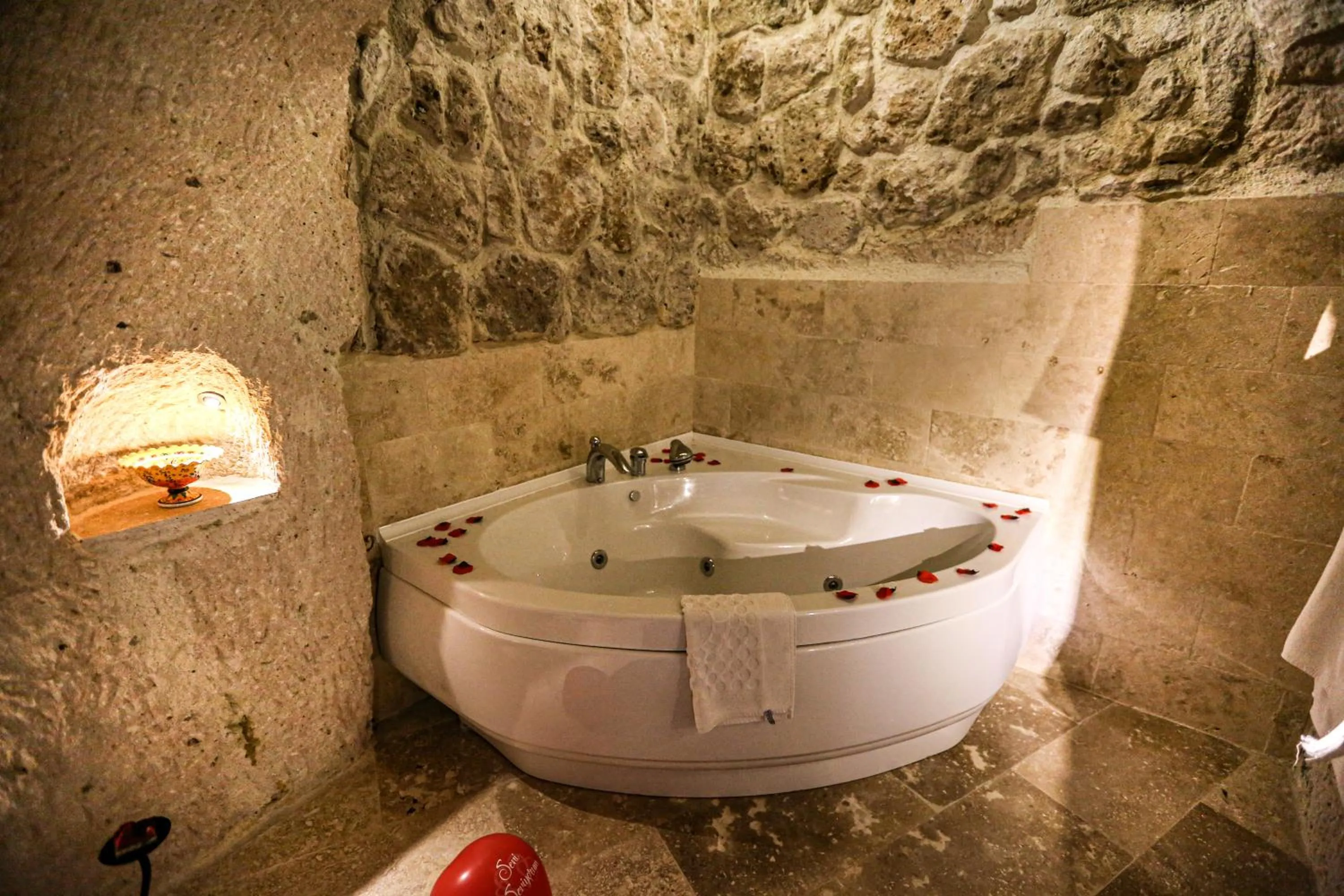 Bathroom in Turkish Cave House