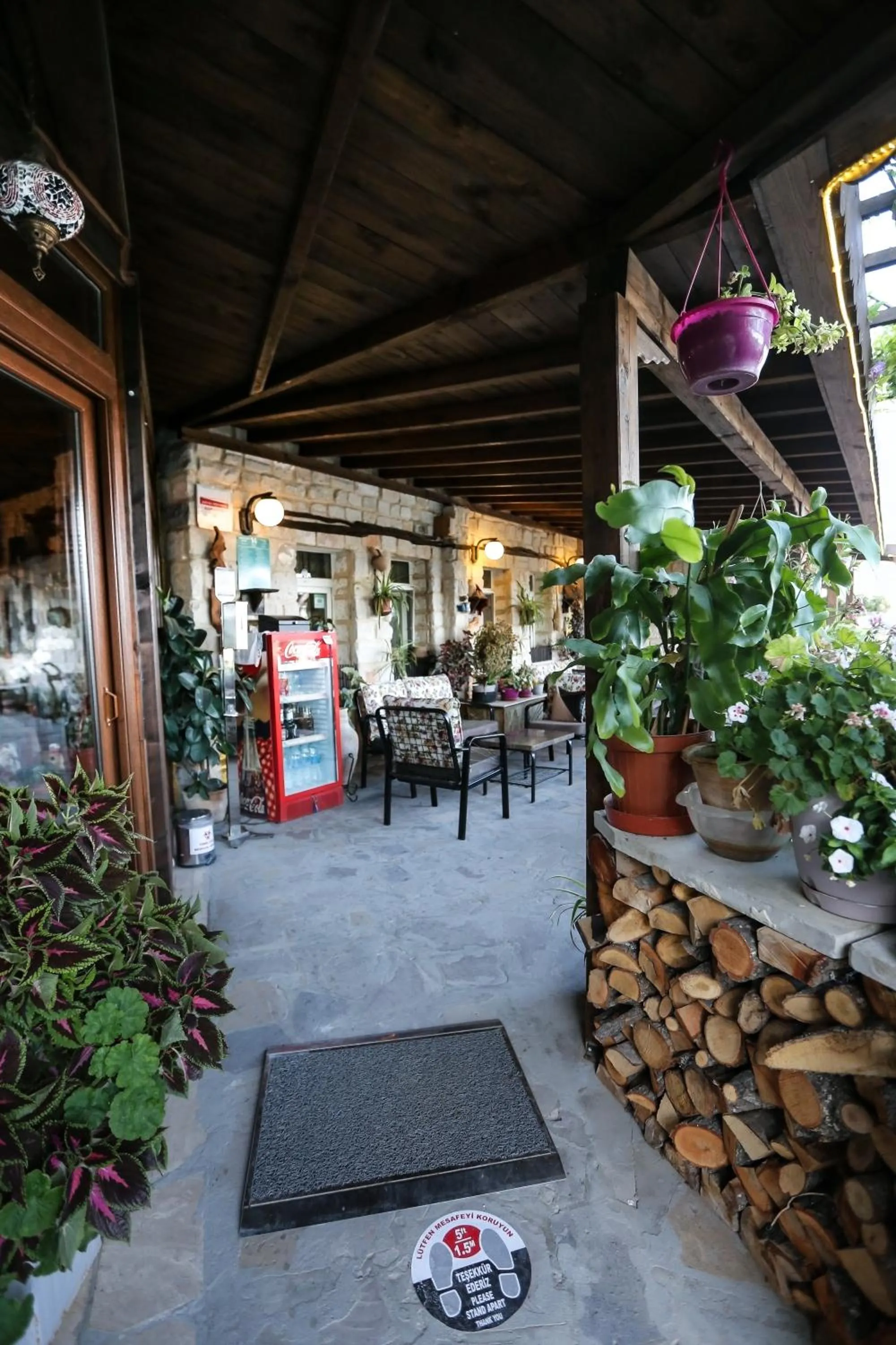 Facade/entrance in Turkish Cave House
