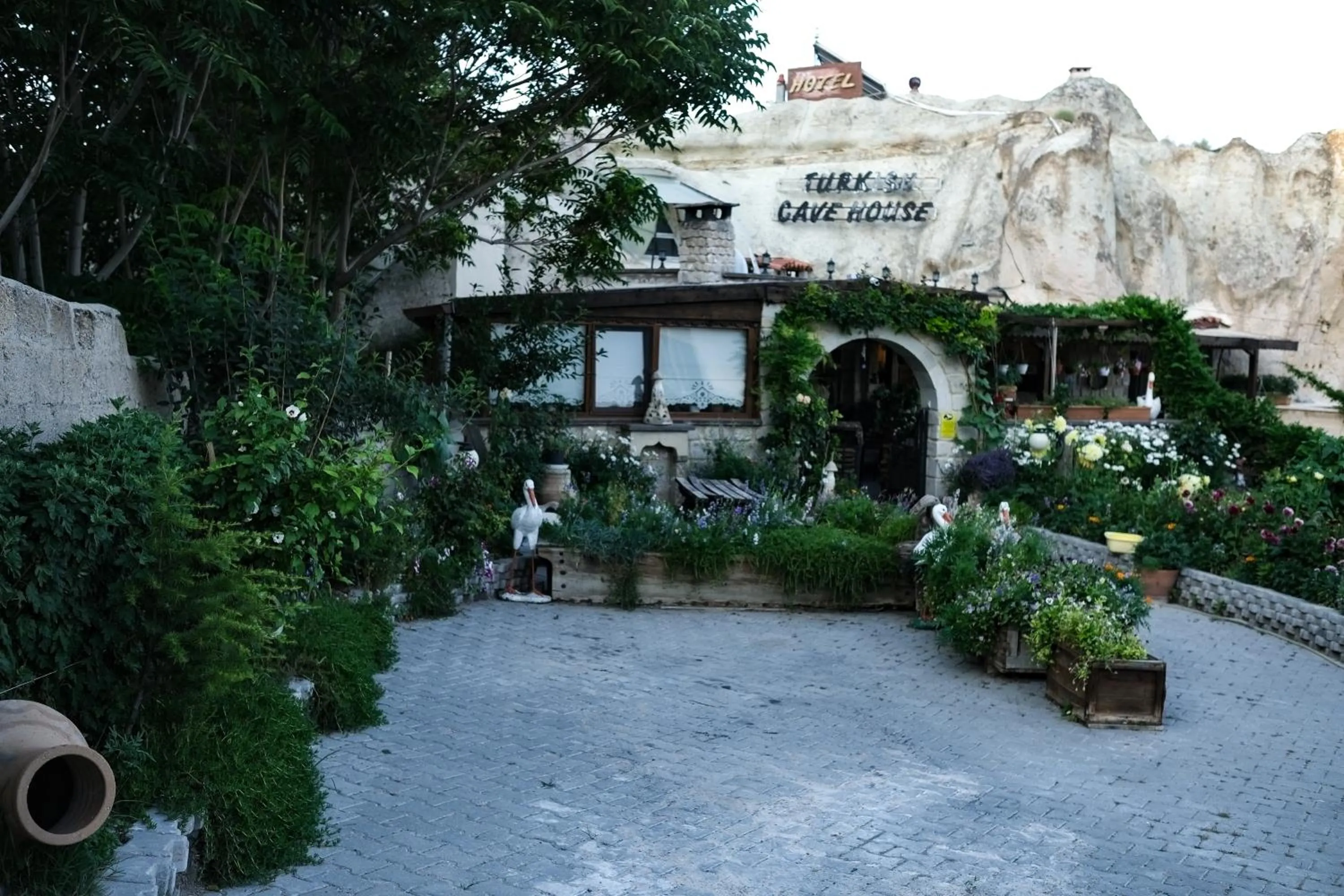 Facade/entrance in Turkish Cave House