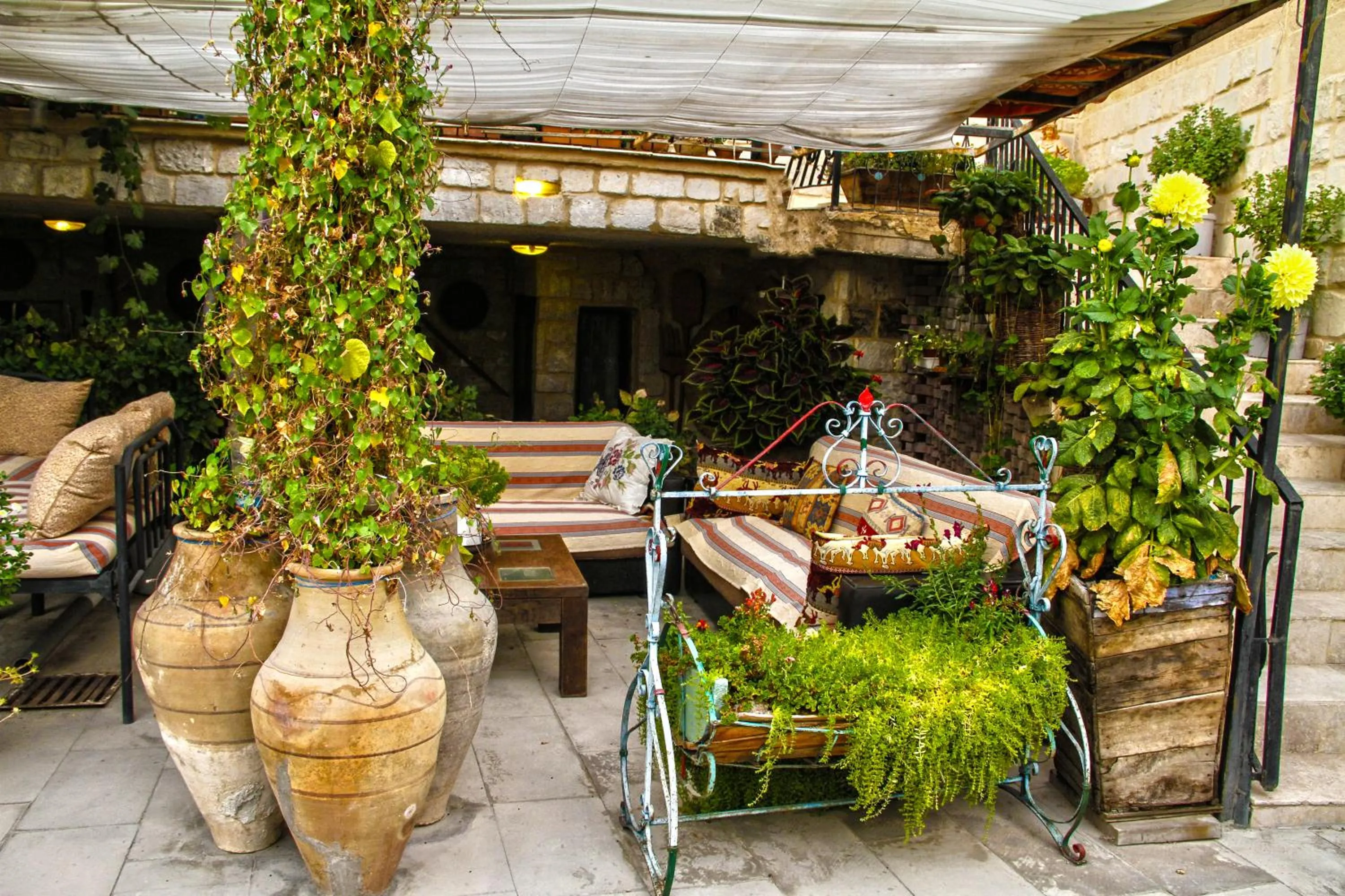 Patio in Turkish Cave House