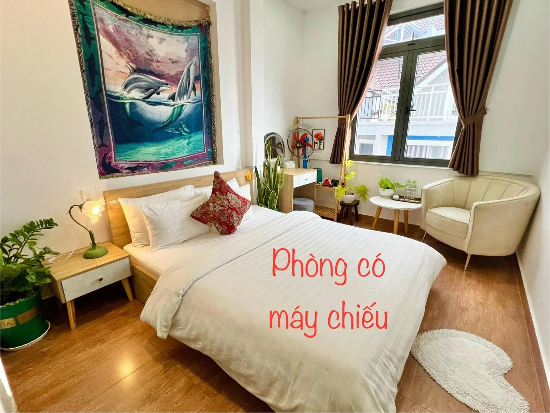Living room, Bed in Nhà An Đà Lạt 2