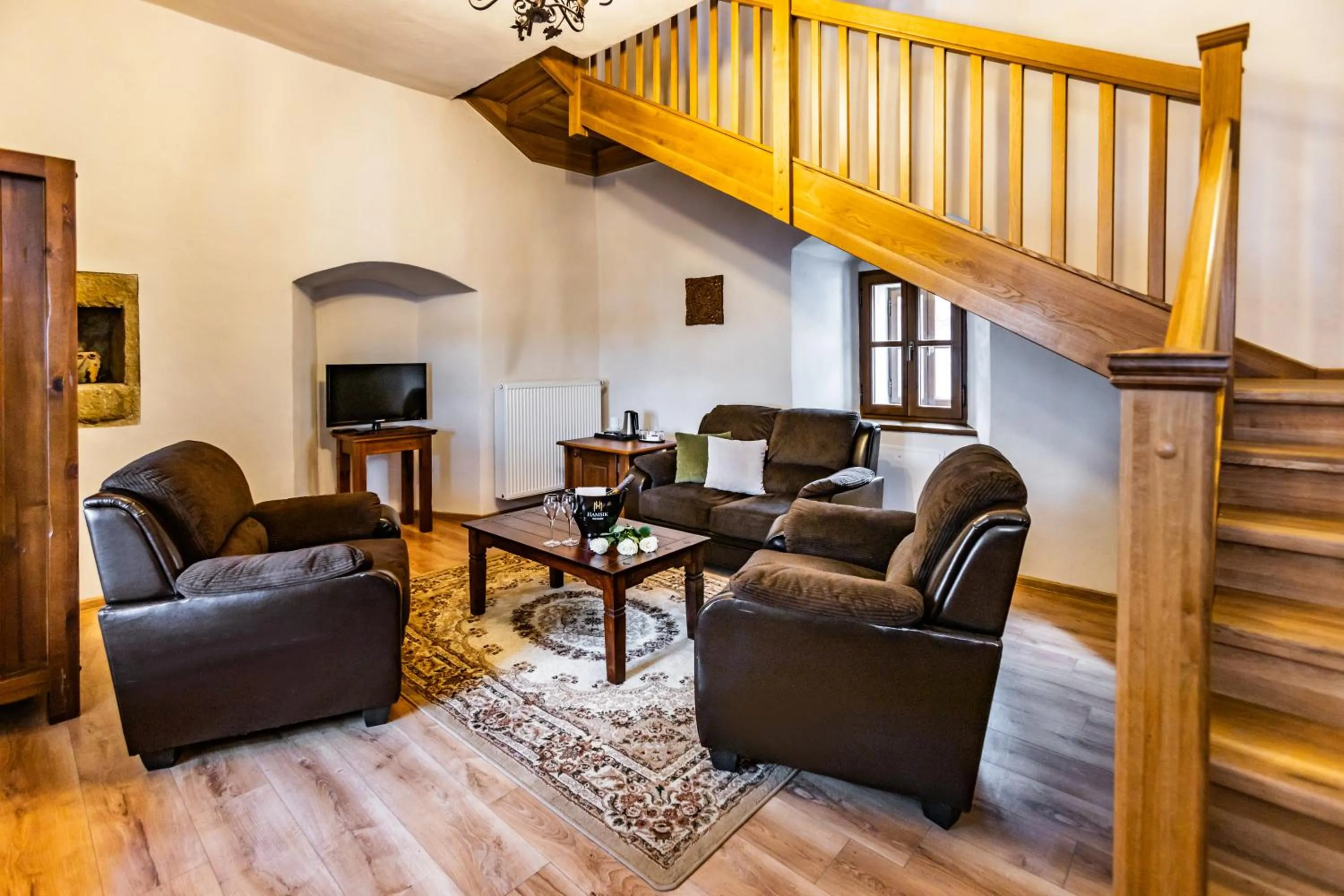 Living room in Hotel Grand Vígľaš