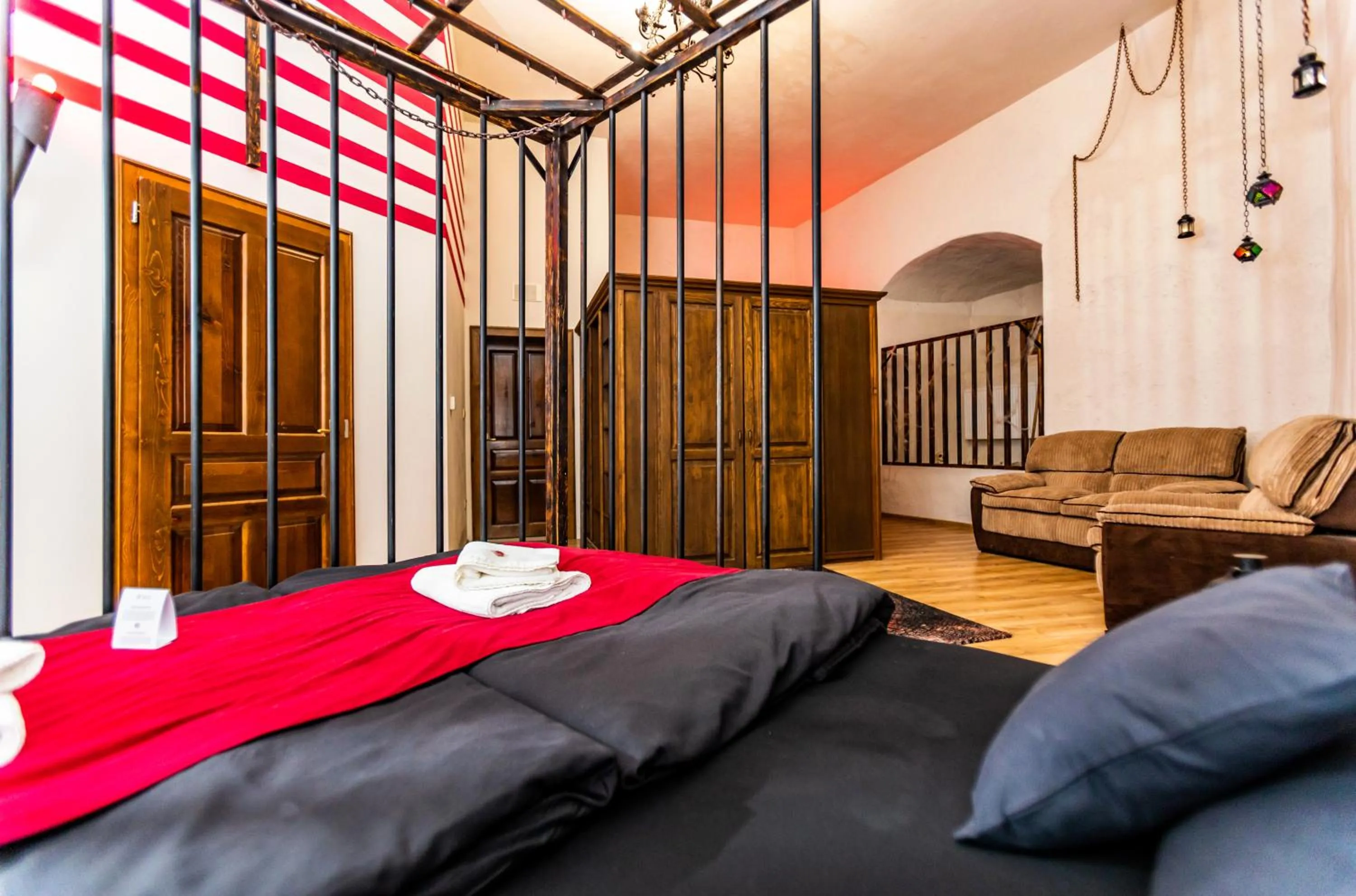 Bedroom, Bed in Hotel Grand Vígľaš