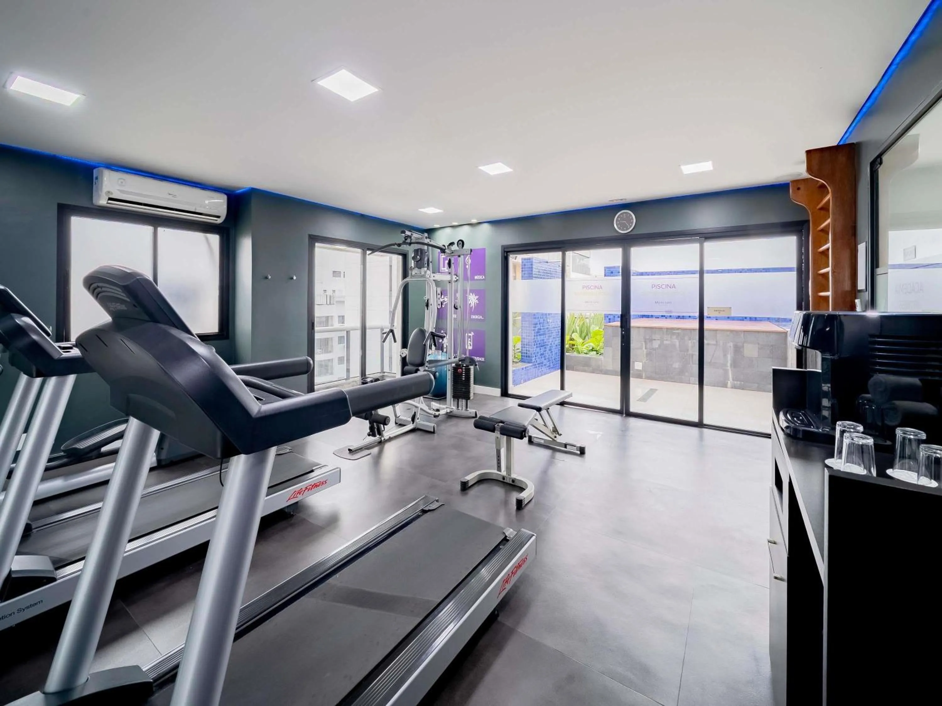 Fitness centre/facilities in Mercure Sao Paulo Pamplona