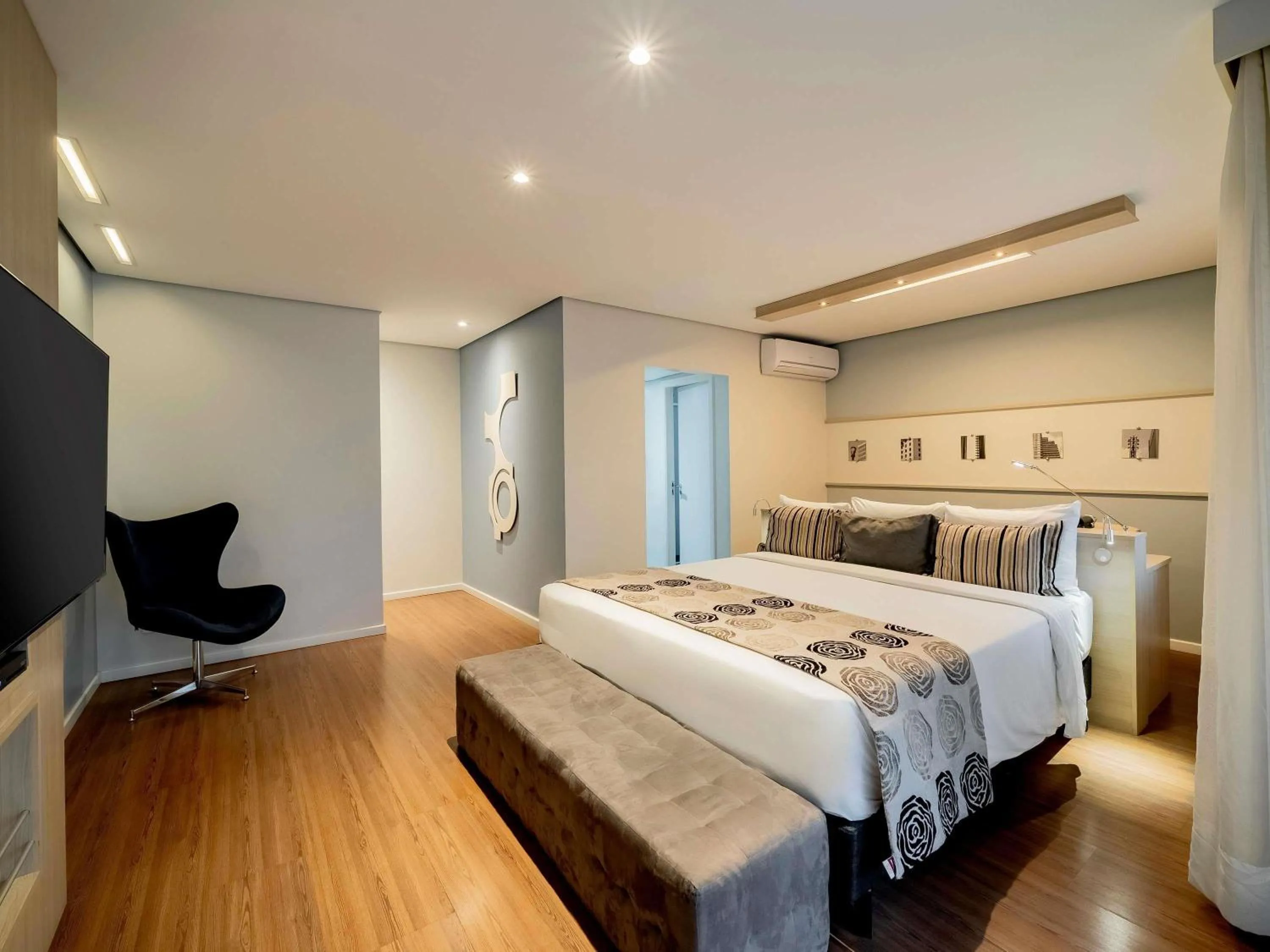 Bedroom, Bed in Mercure Sao Paulo Pamplona