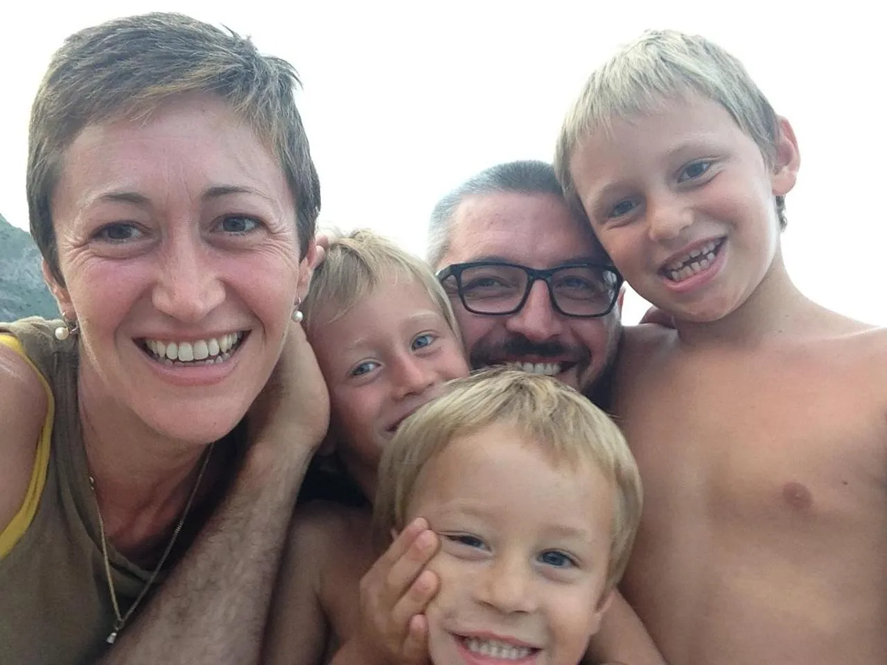 Family in B&B La Gatta Bianca