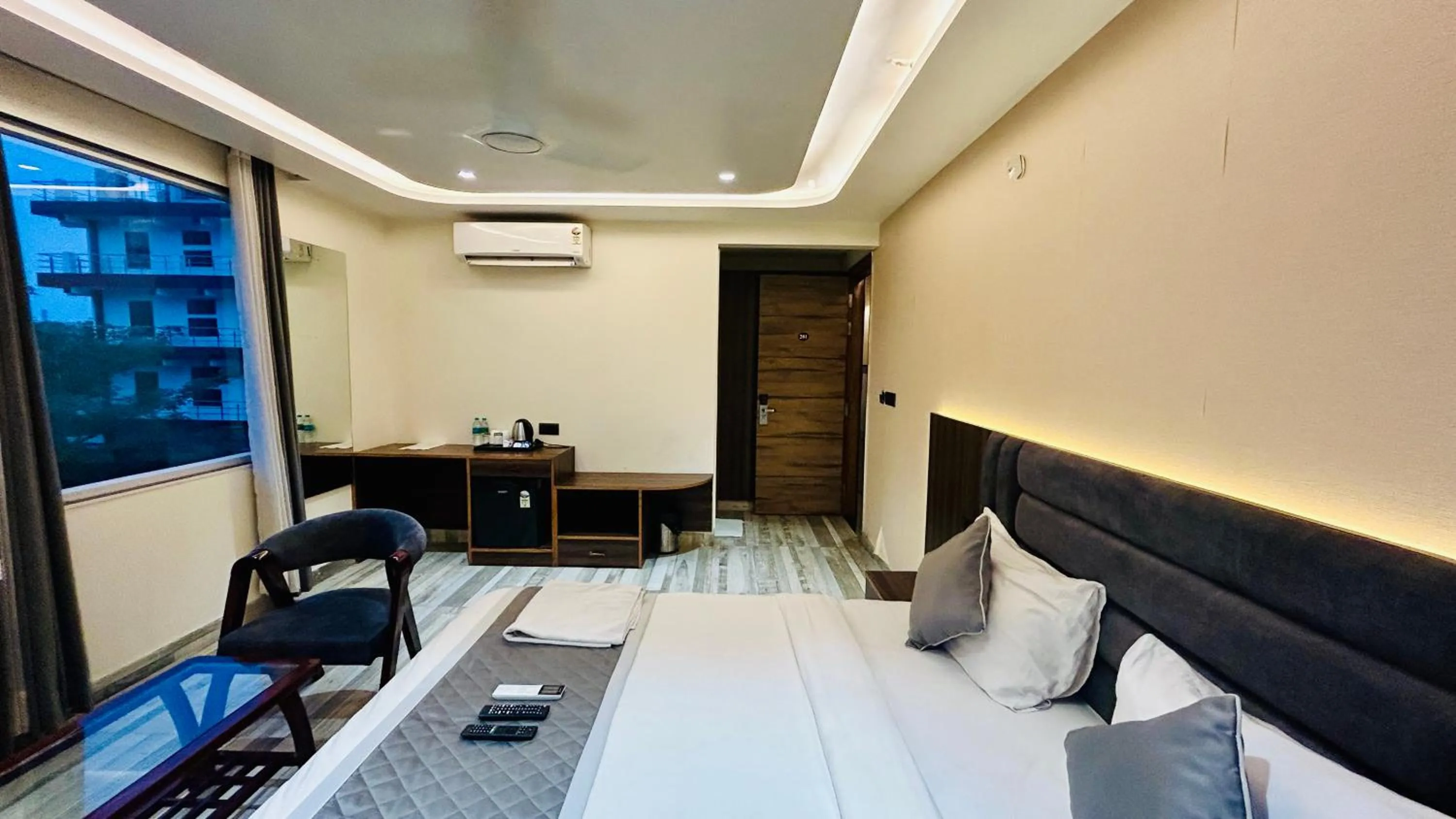 Bed in Raksha Suites & Banquet Greater Noida