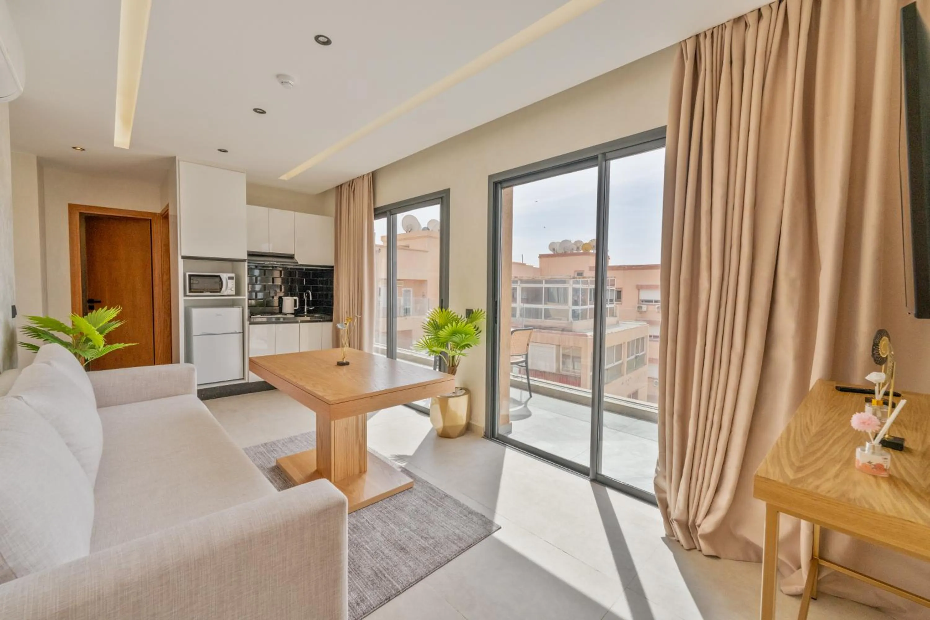 Balcony/Terrace in Appart Hôtel Rambla