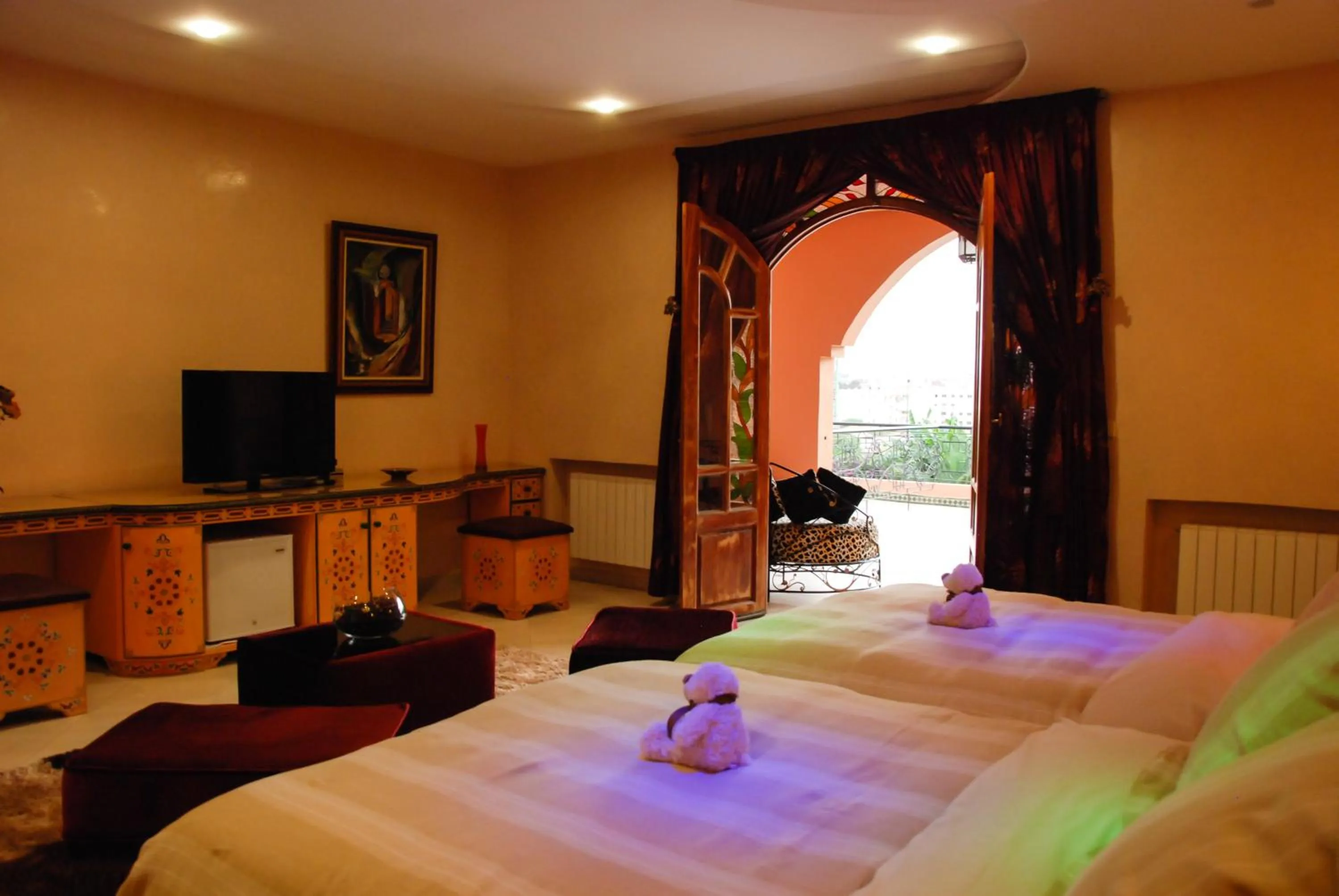 Bed in Riad Noumidya