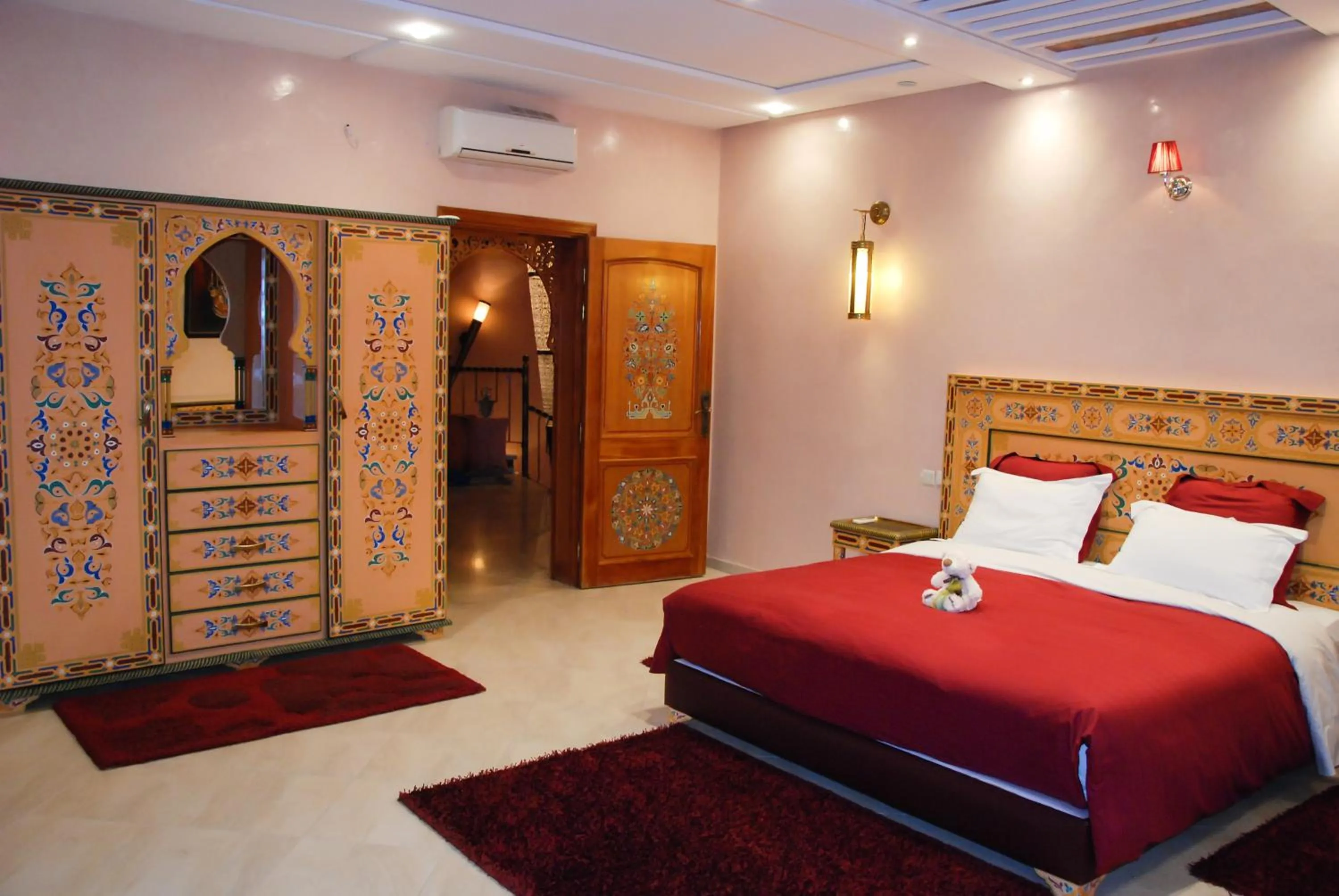 Bed in Riad Noumidya