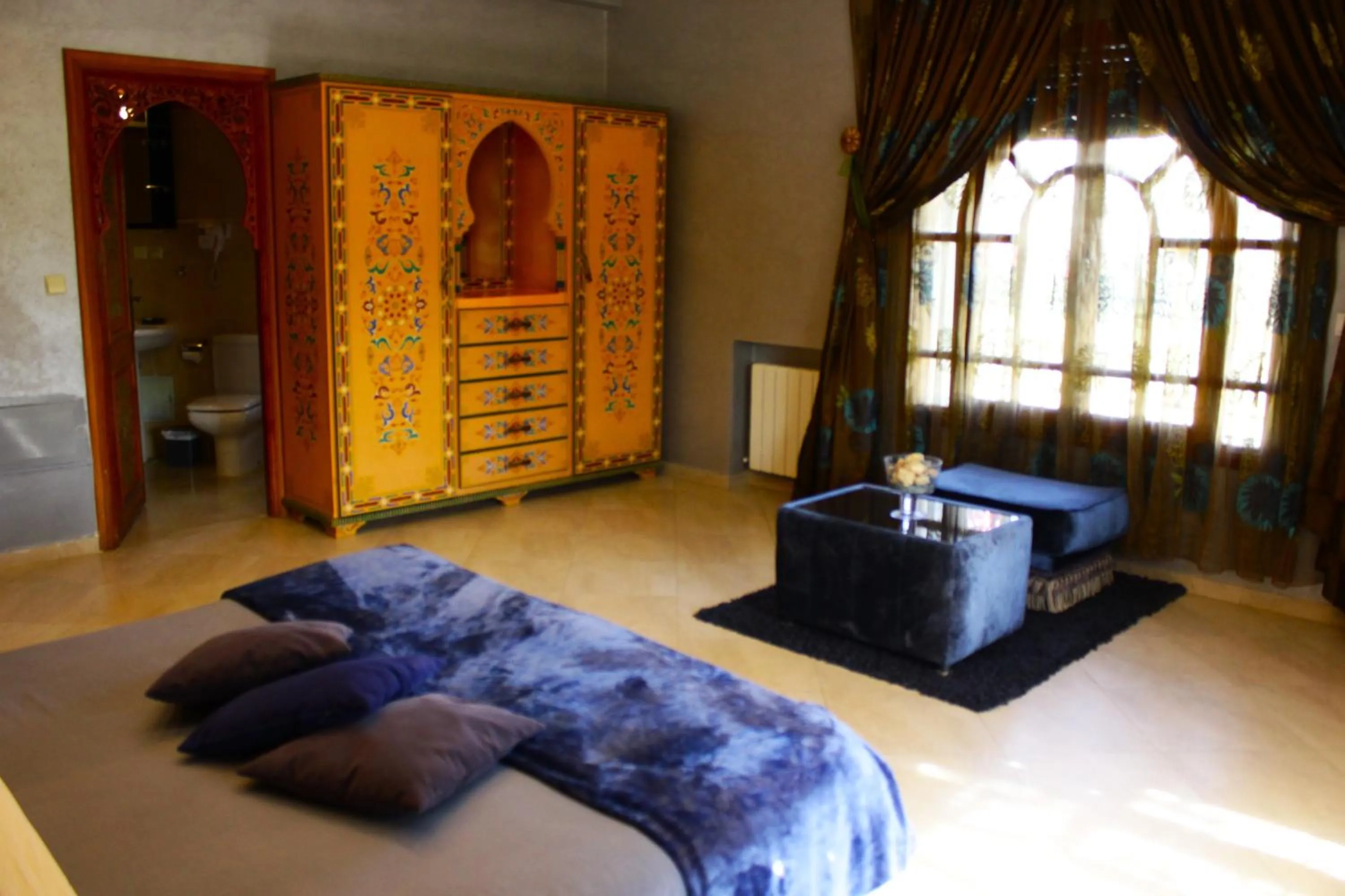 Bed in Riad Noumidya