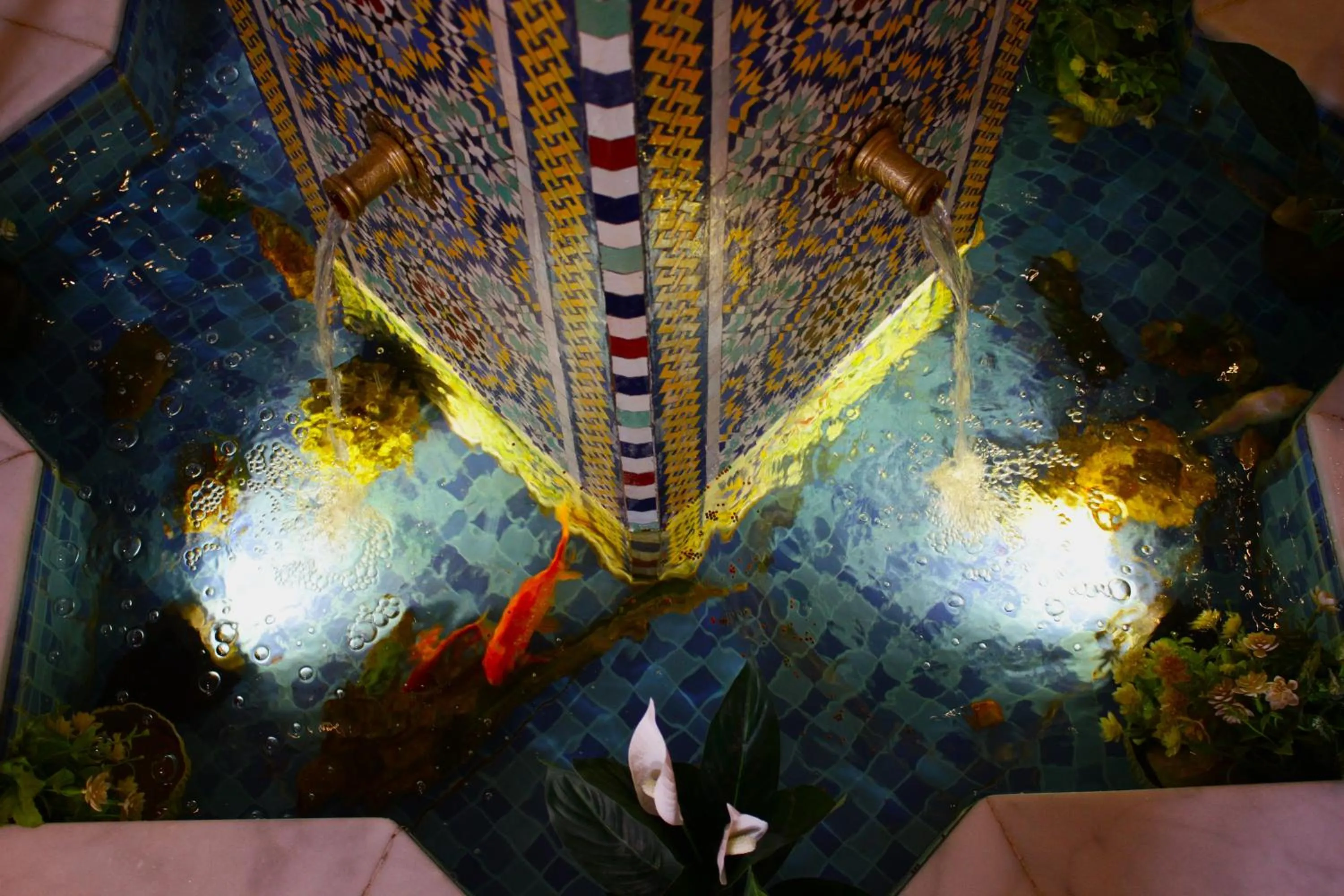 Decorative detail in Riad Noumidya