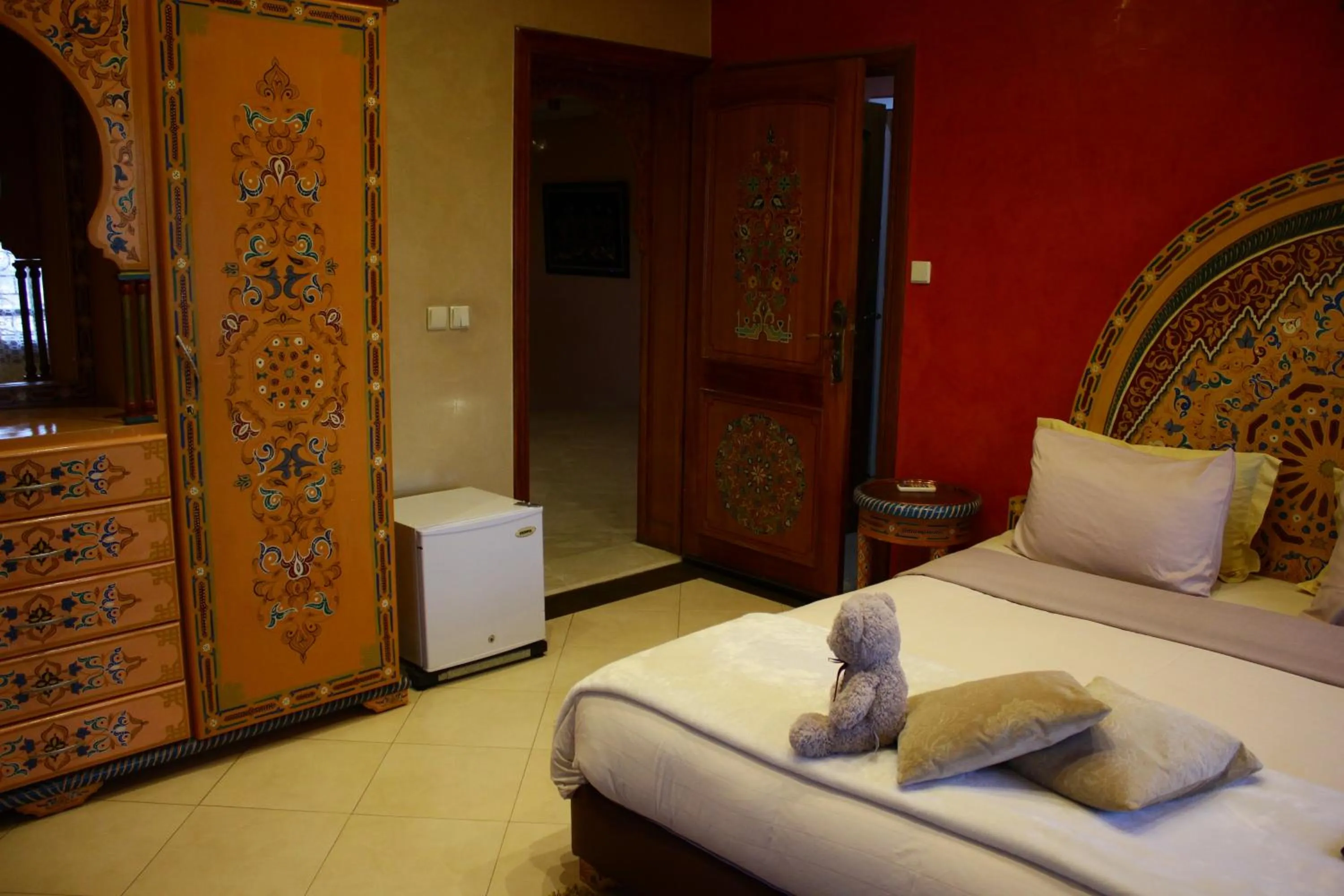 Bed in Riad Noumidya