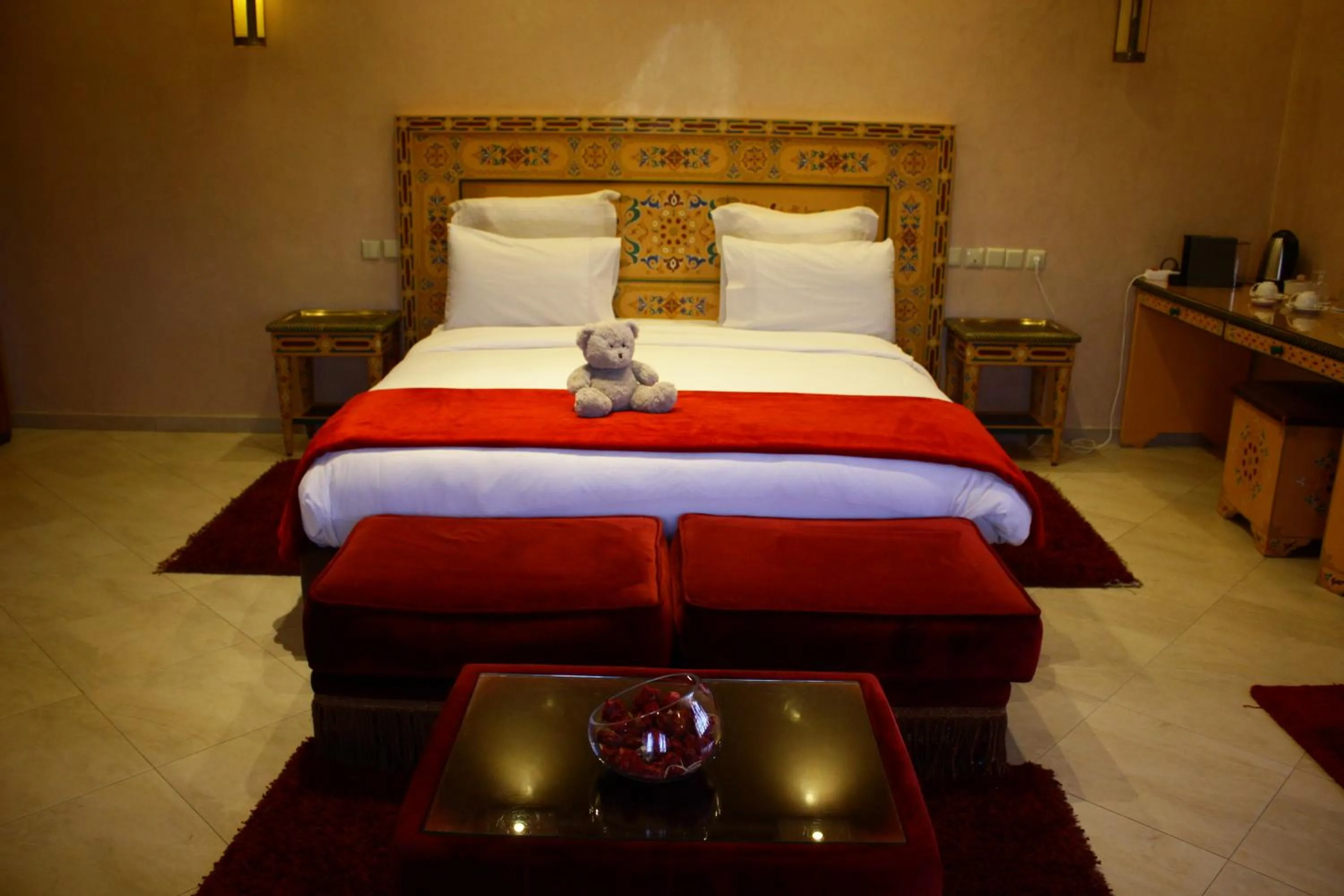 Bed in Riad Noumidya