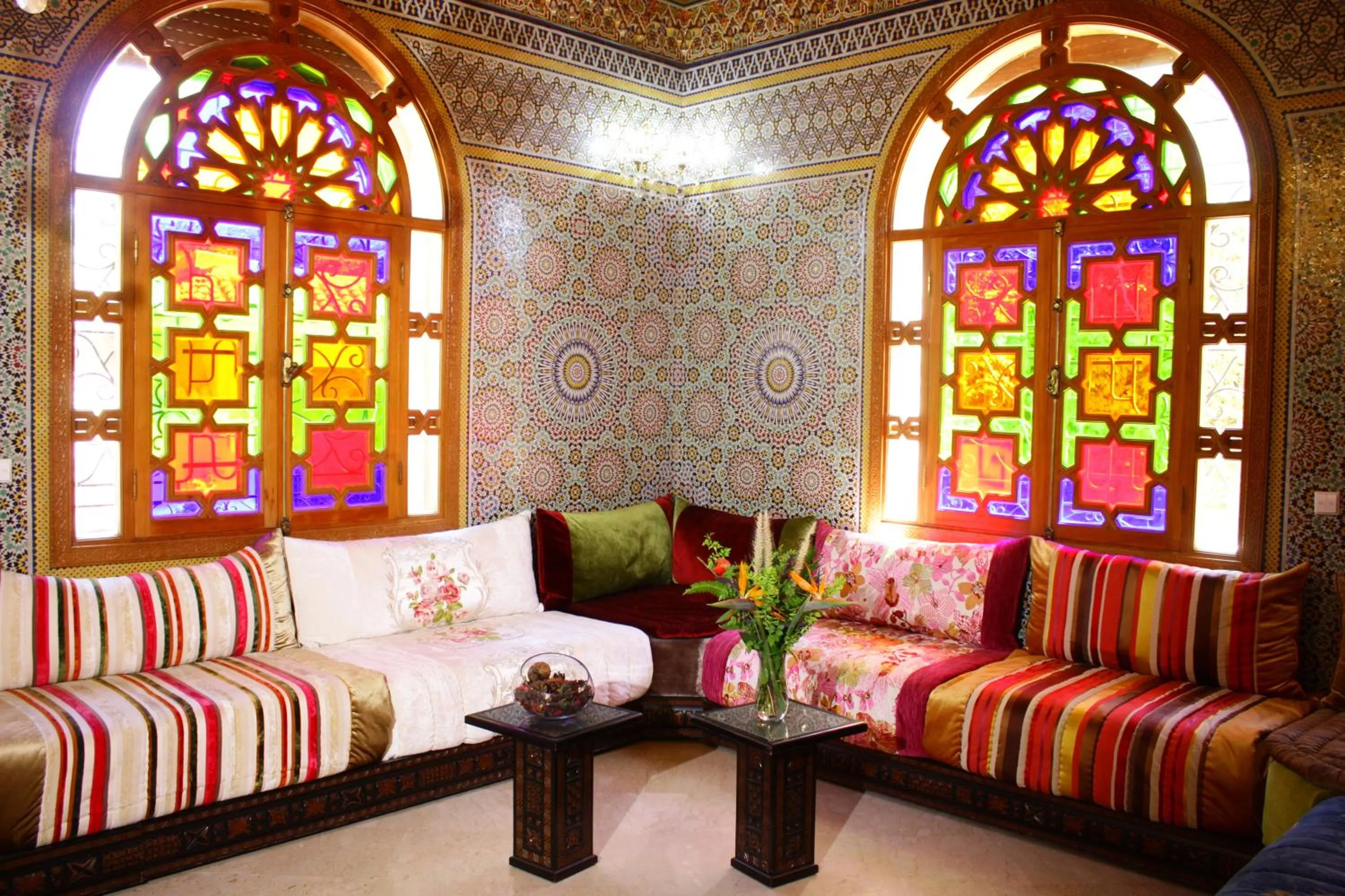 Living room in Riad Noumidya