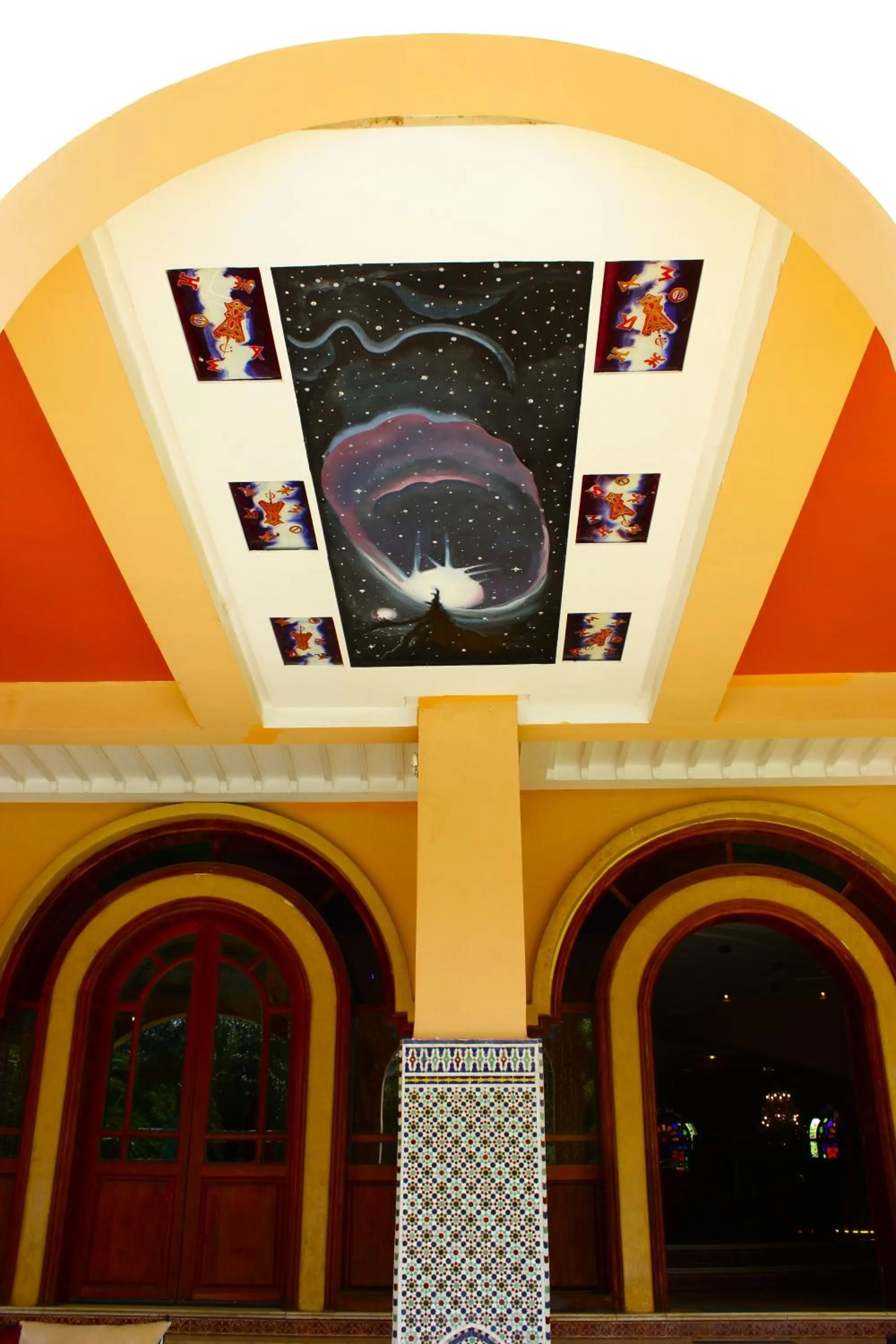 Decorative detail in Riad Noumidya