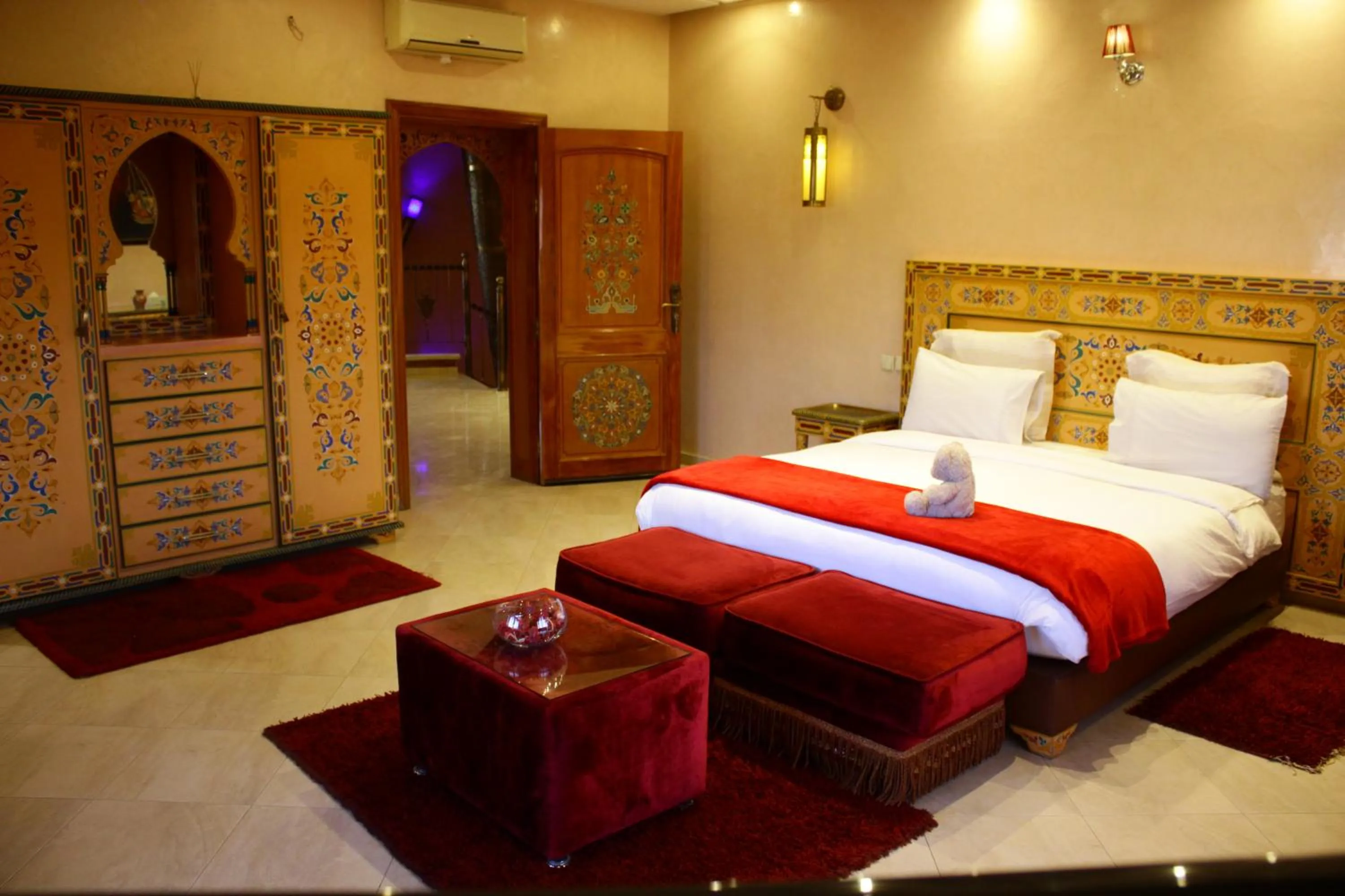 Bed in Riad Noumidya