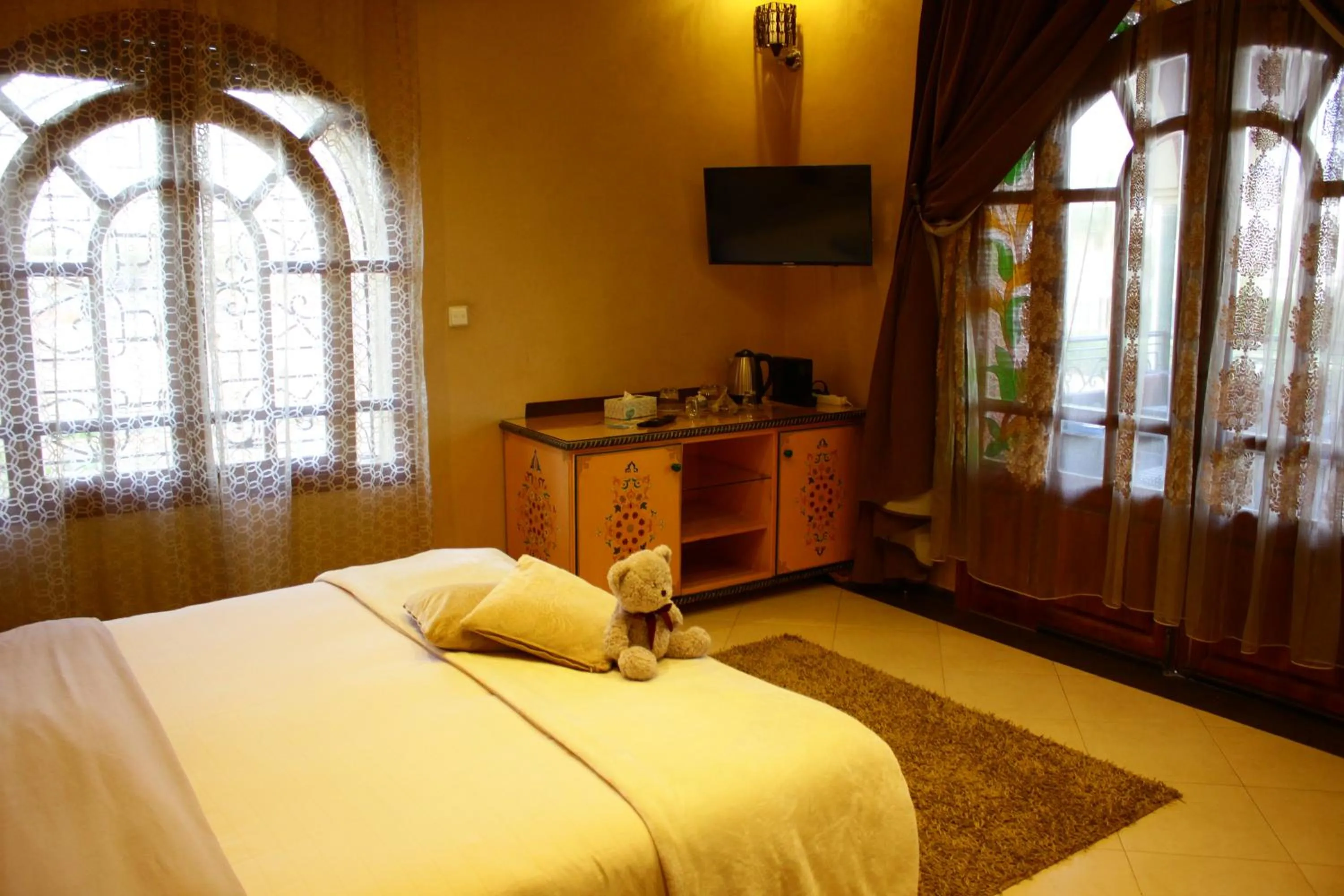 Bed in Riad Noumidya