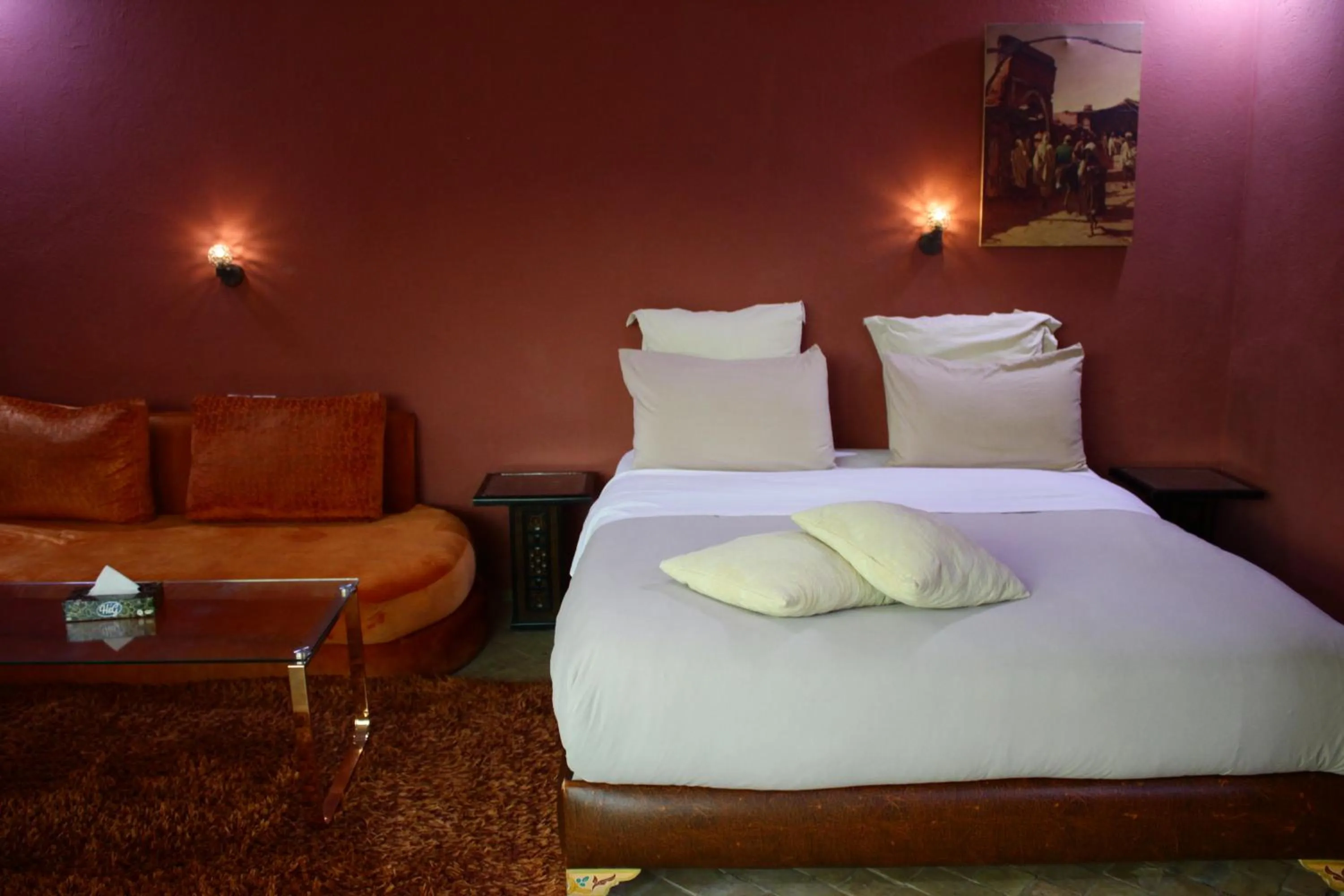 Bed in Riad Noumidya