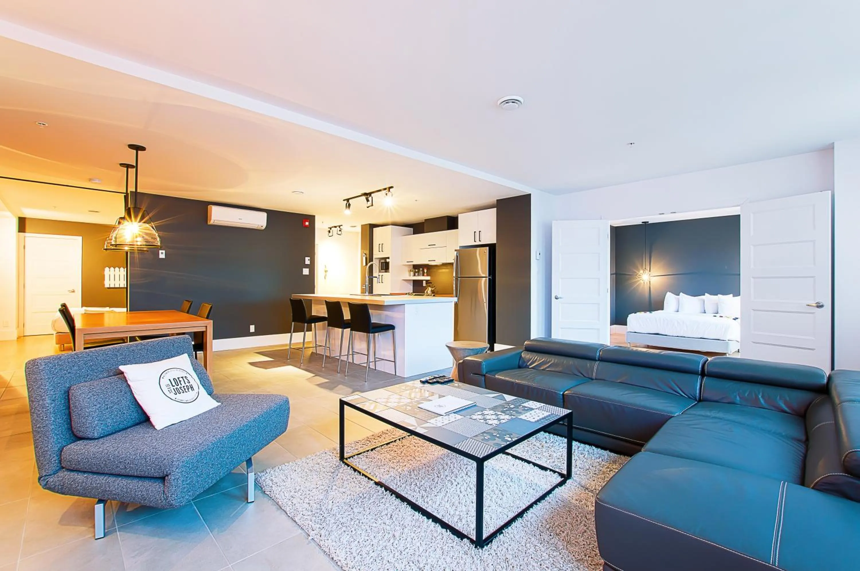 Seating area in Les Lofts St-Joseph - Par Les Lofts Vieux-Québec