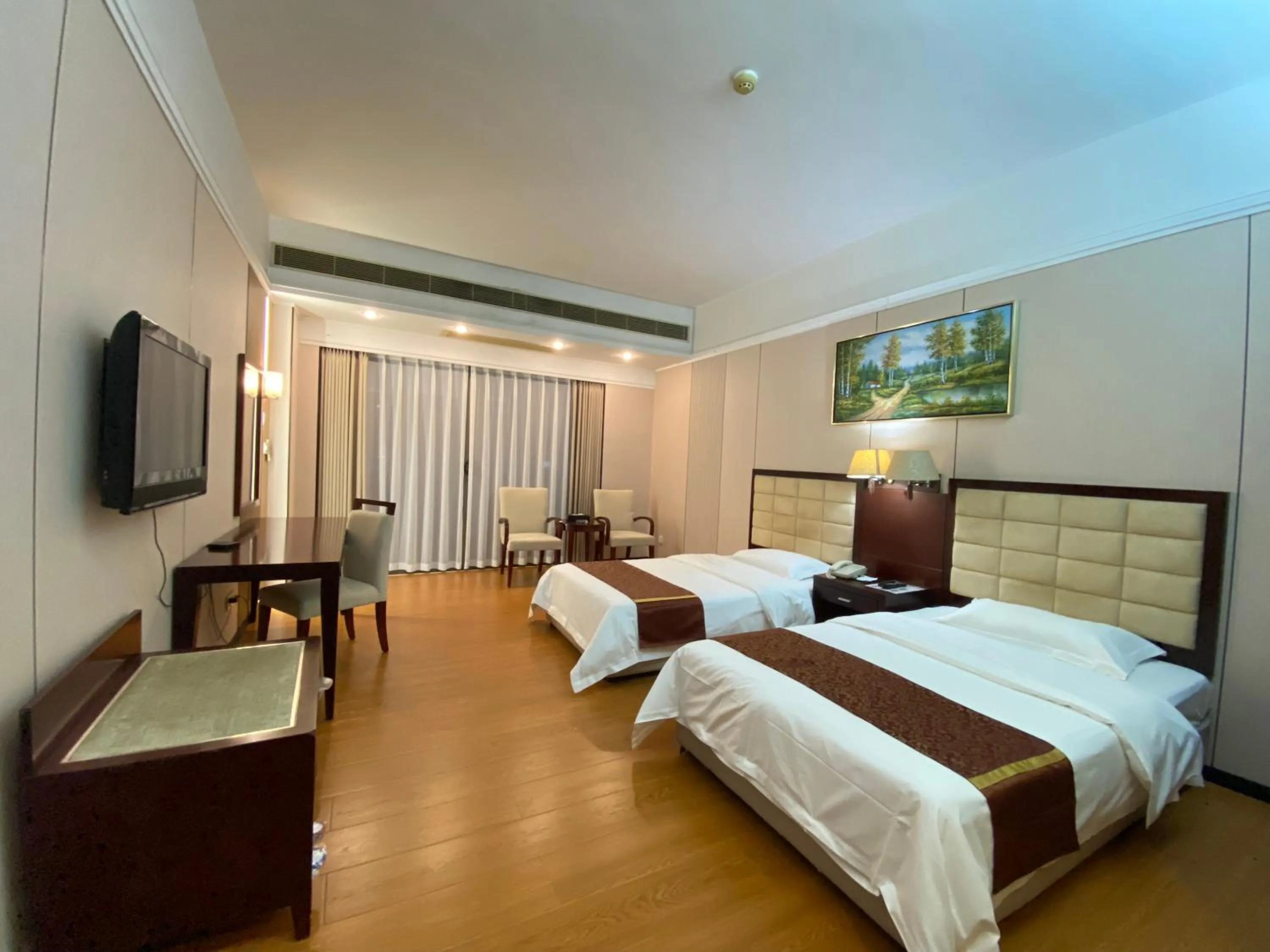 bunk bed in 悦丰酒店广州银丰国际公寓北站店