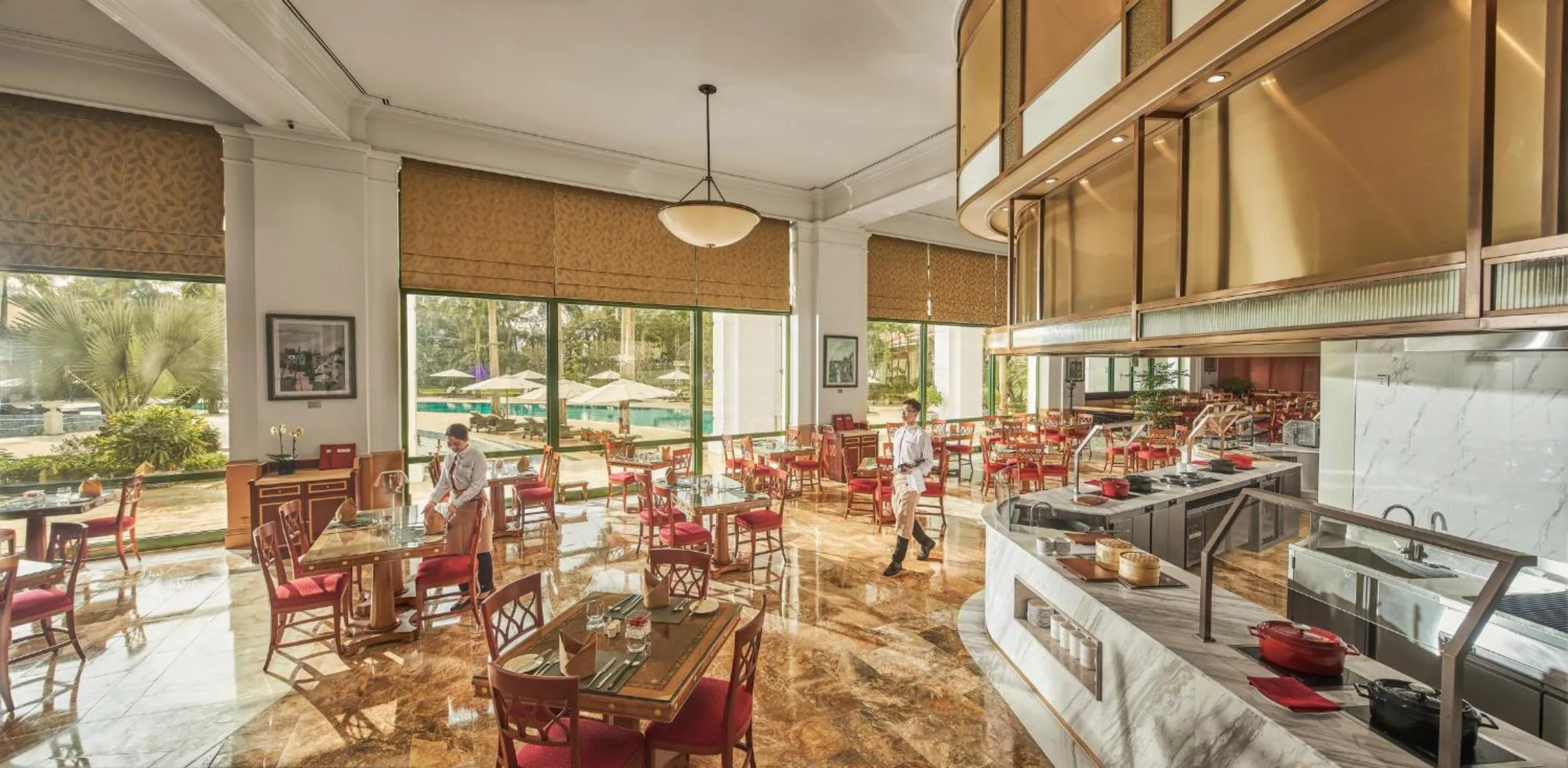 Restaurant/places to eat in Daeha Serviced Apartment