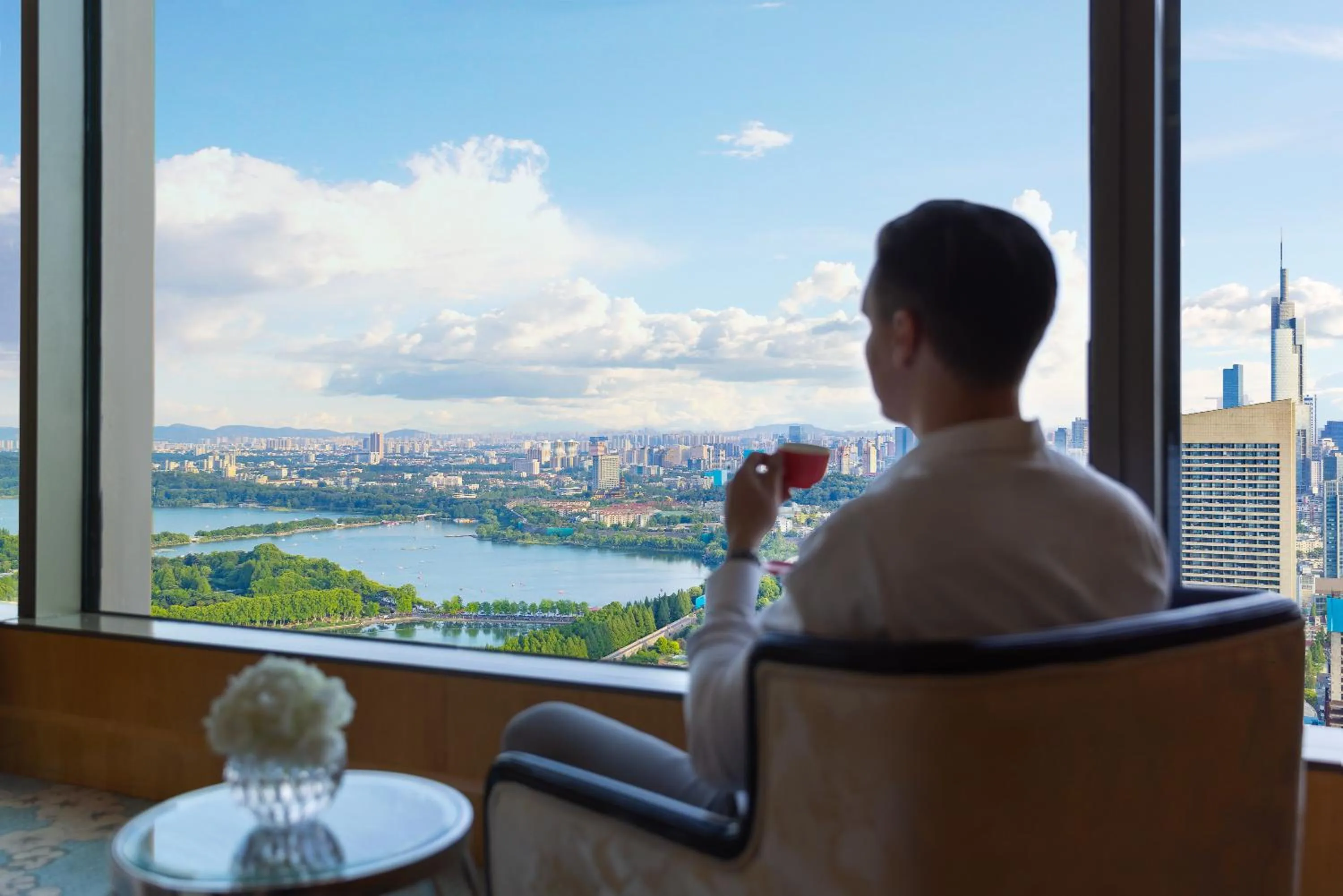 Lake view in Shangri-La Nanjing