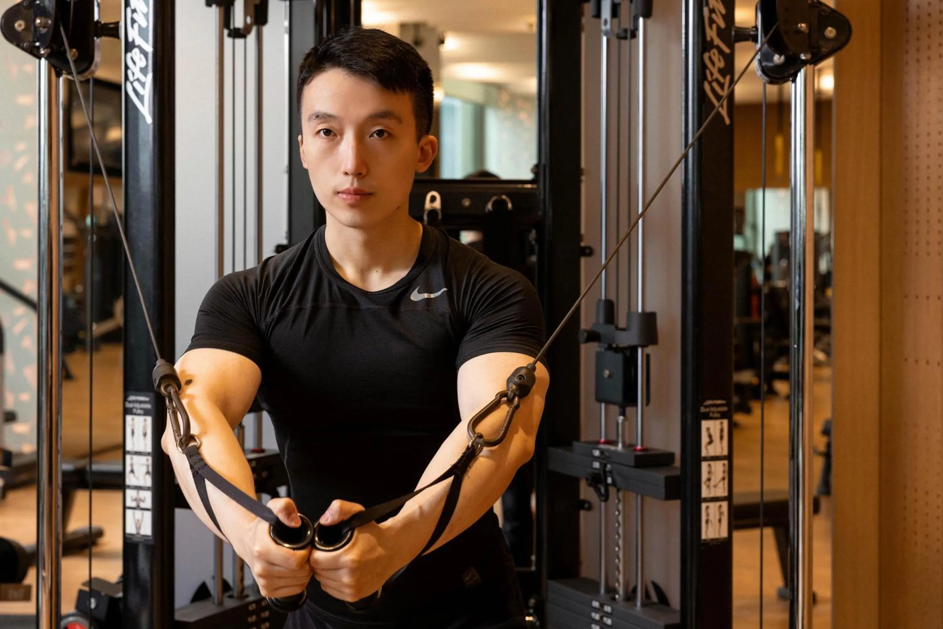Fitness centre/facilities in Shangri-La Nanjing
