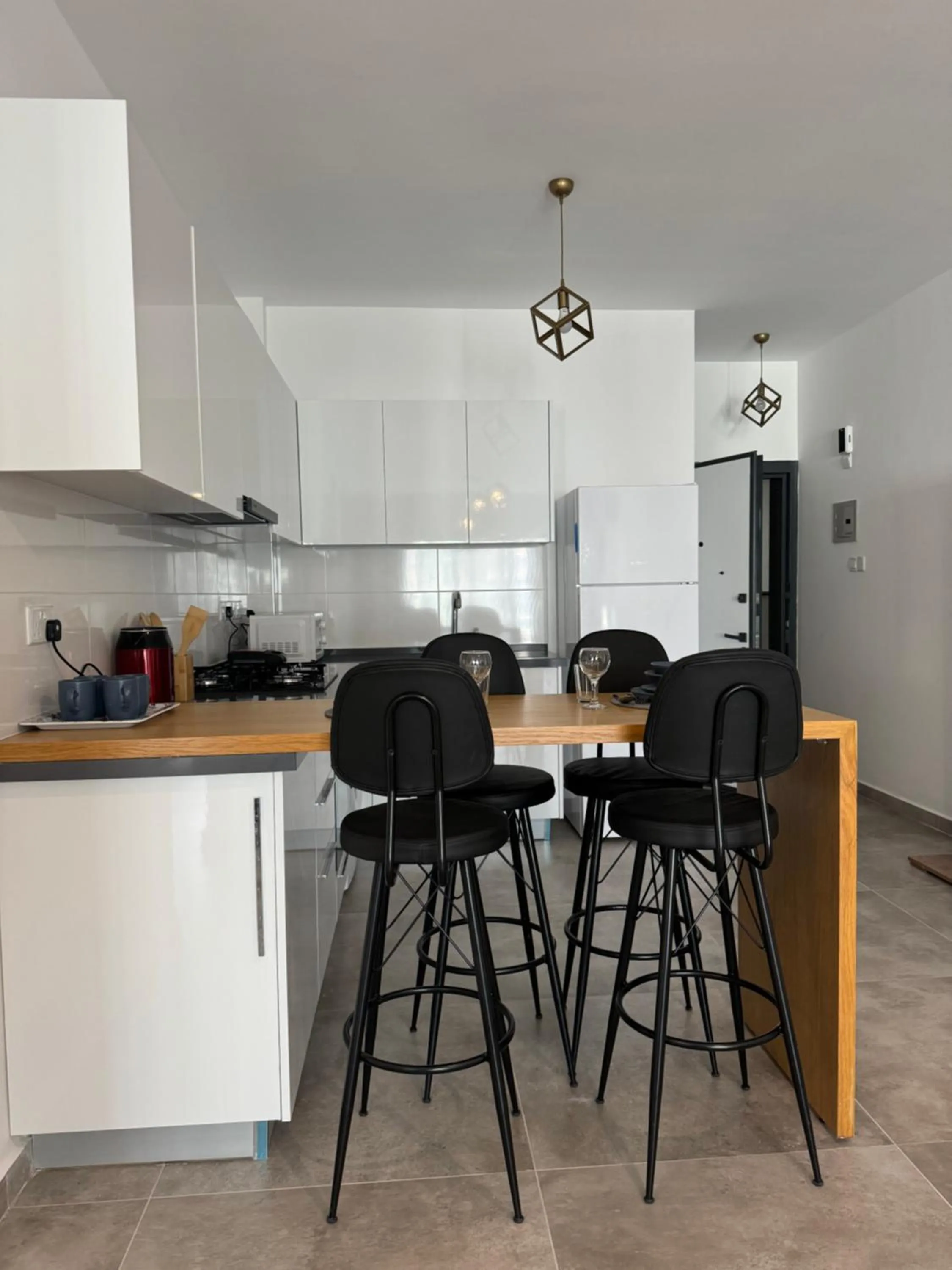 Kitchen or kitchenette in Caesar Resort & SPA Commodus