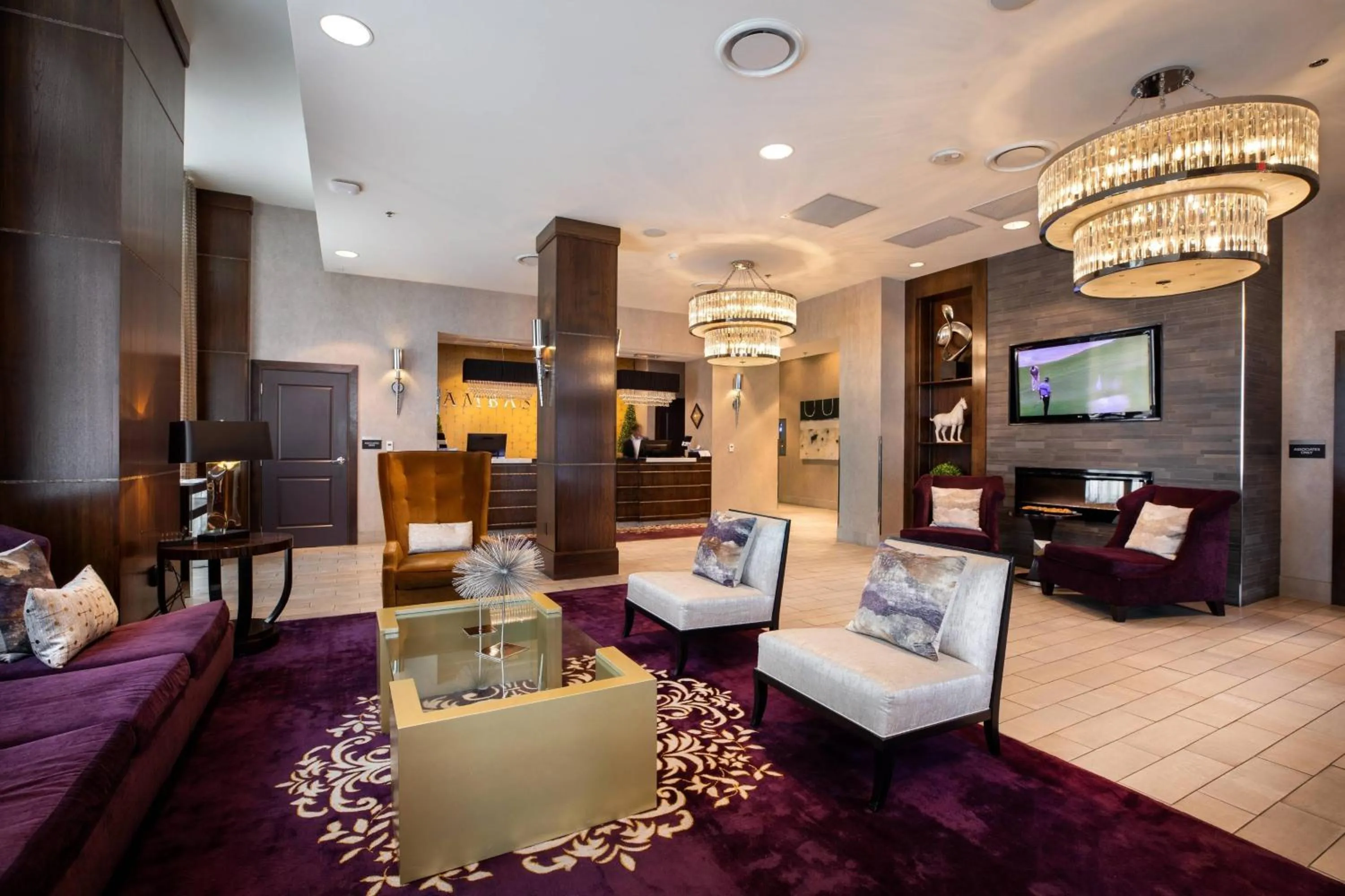 Lobby or reception in Ambassador Hotel Wichita, Autograph Collection