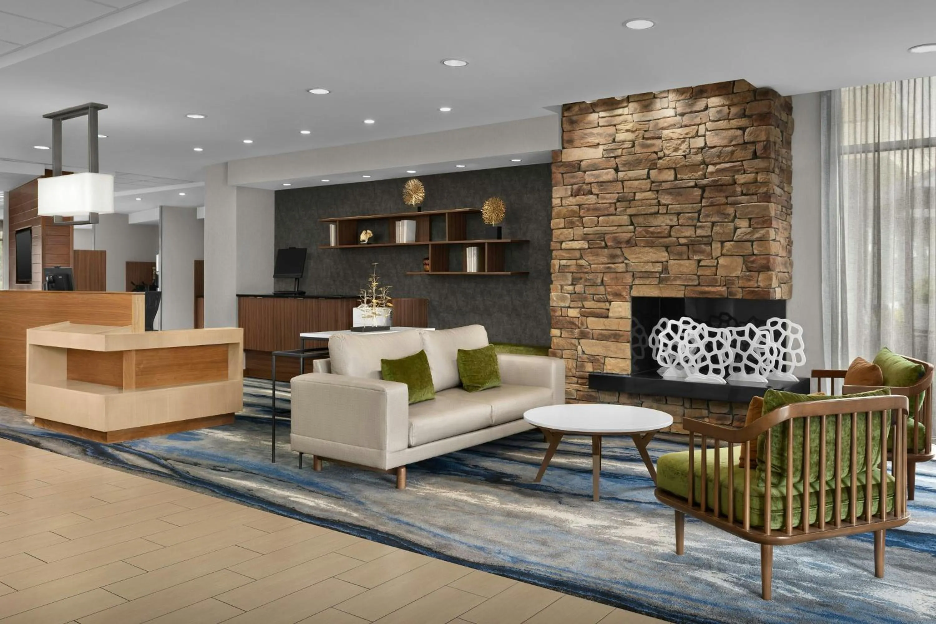Lobby or reception in Fairfield Inn & Suites by Marriott Fayetteville North