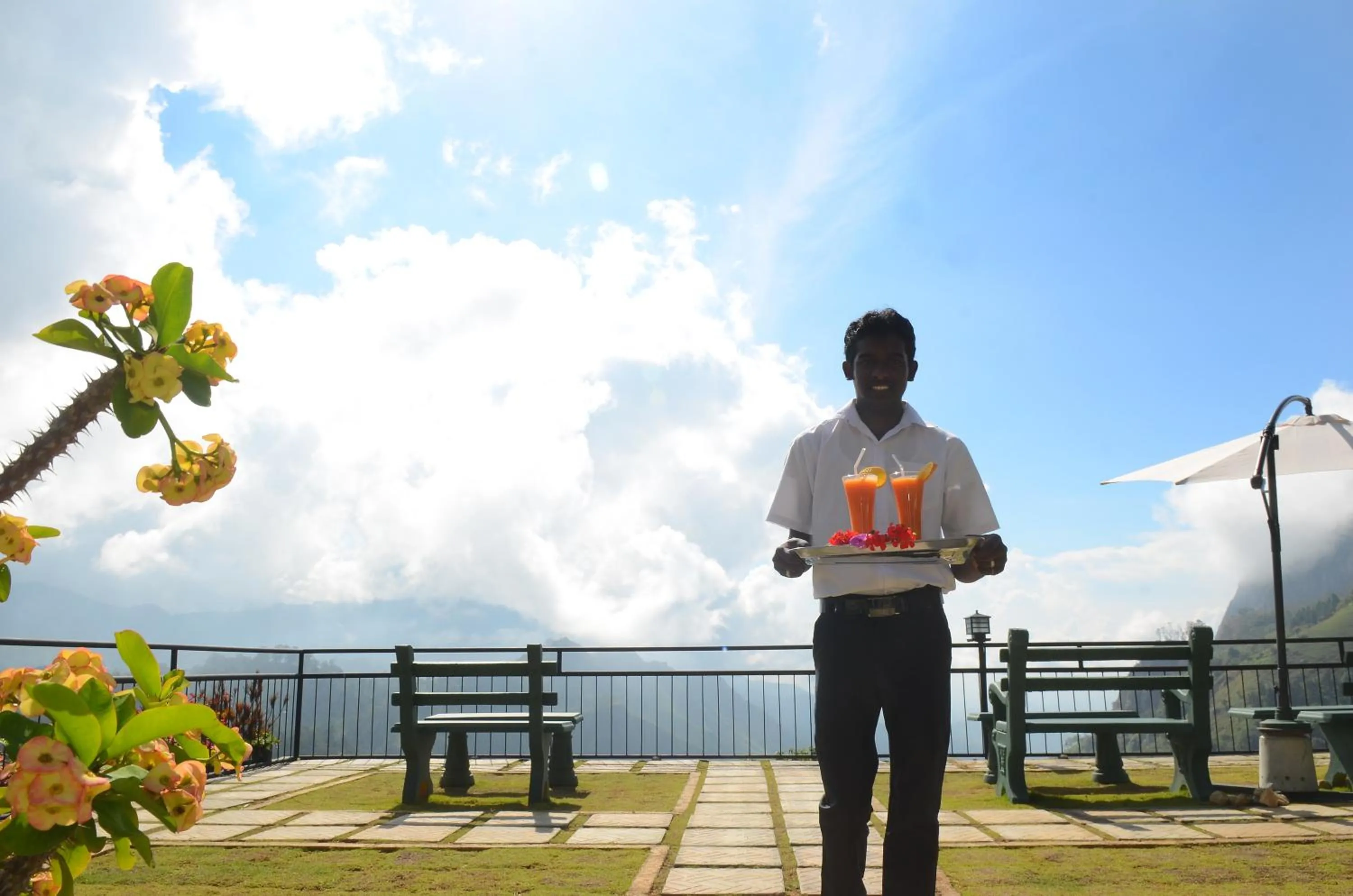 People in Ella Gap Panorama