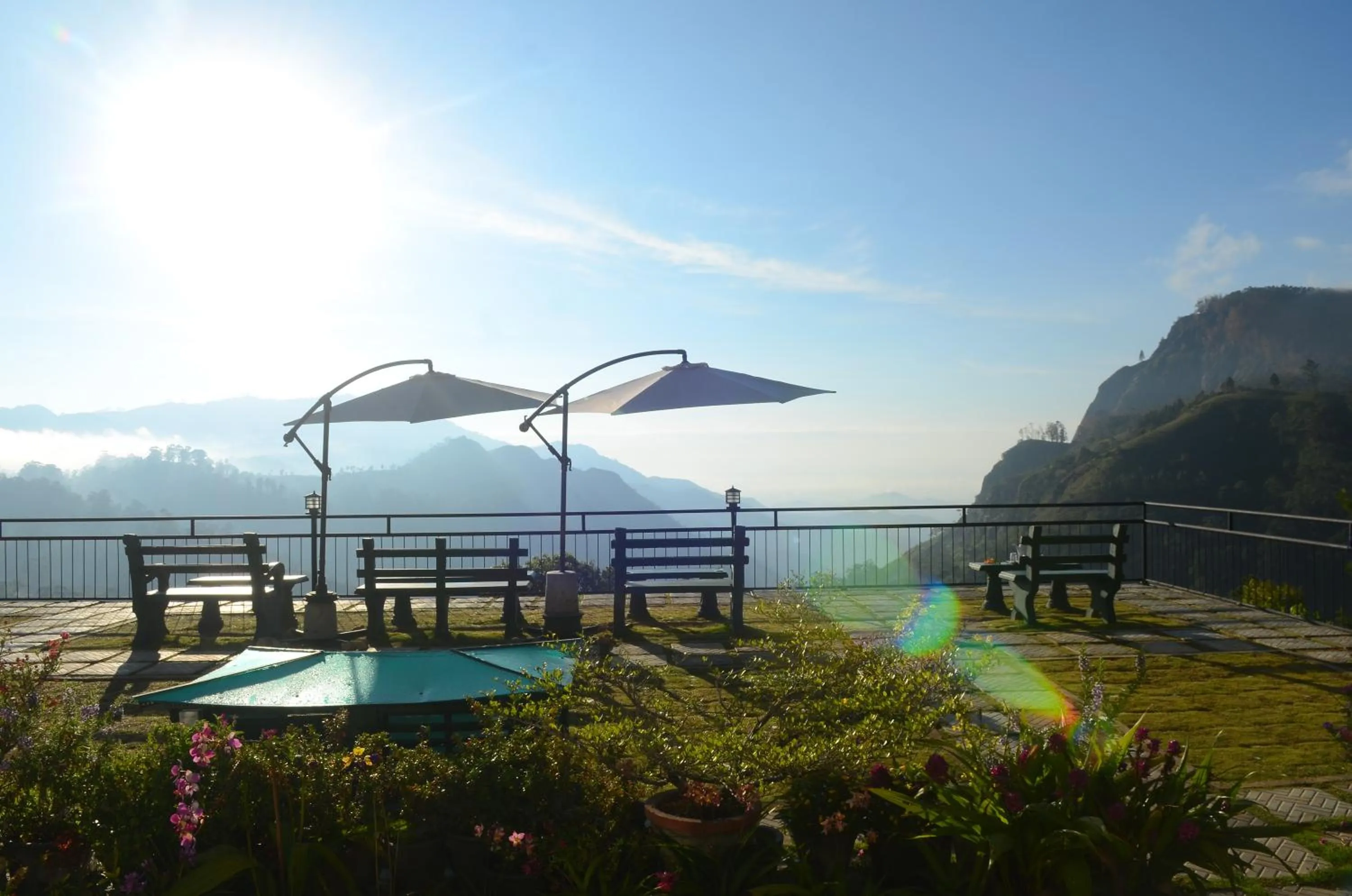 Patio in Ella Gap Panorama