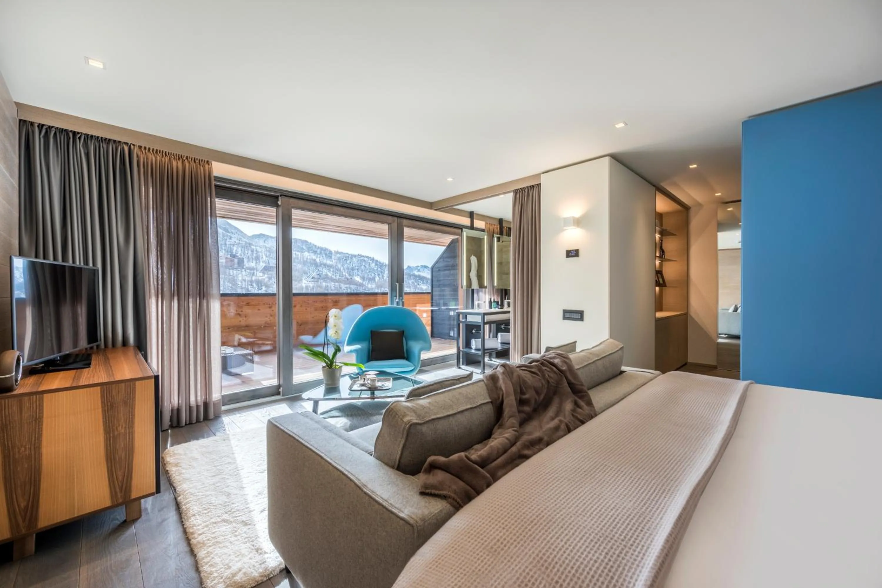 Living room in Hotel Principe delle Nevi