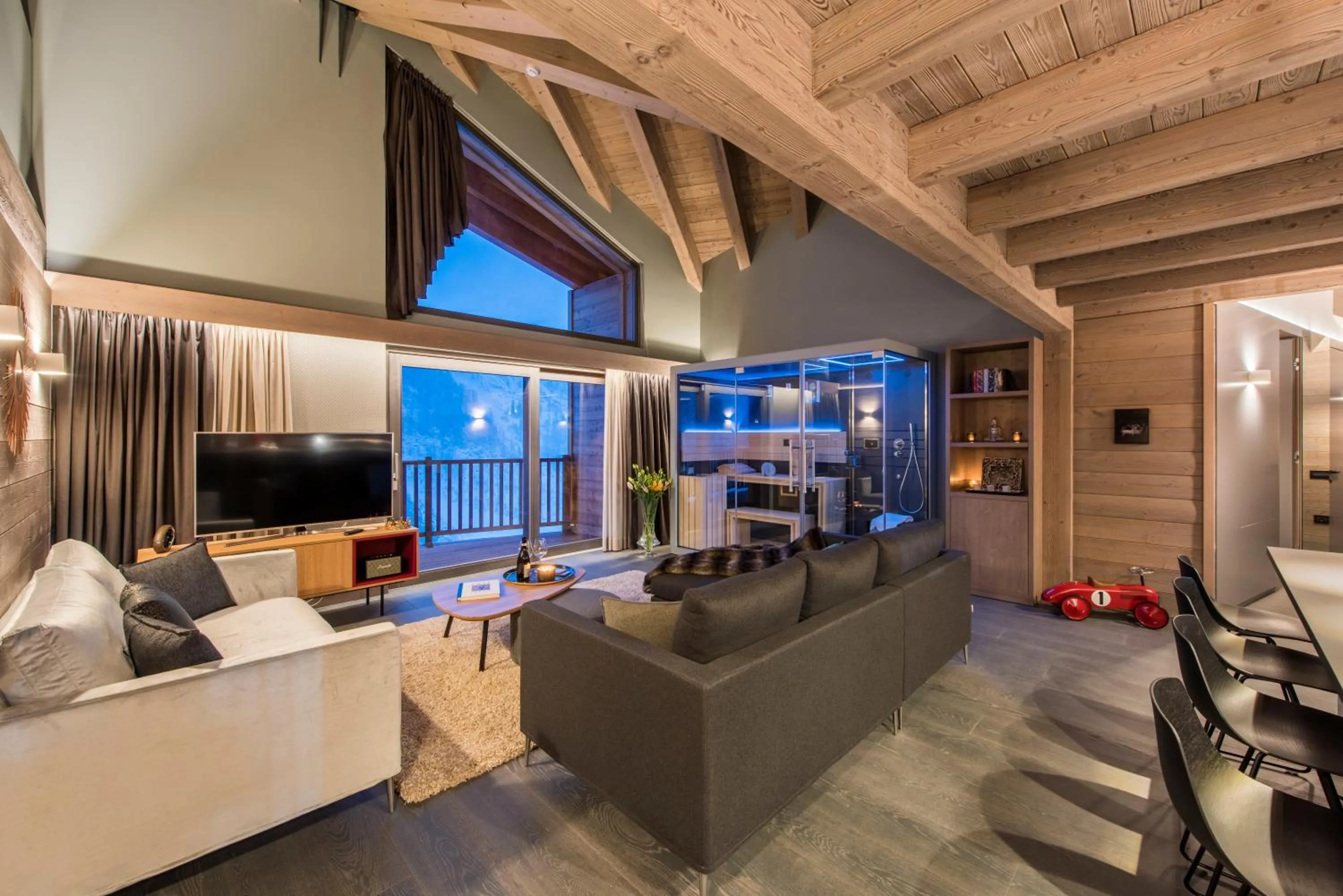 Sauna in Hotel Principe delle Nevi