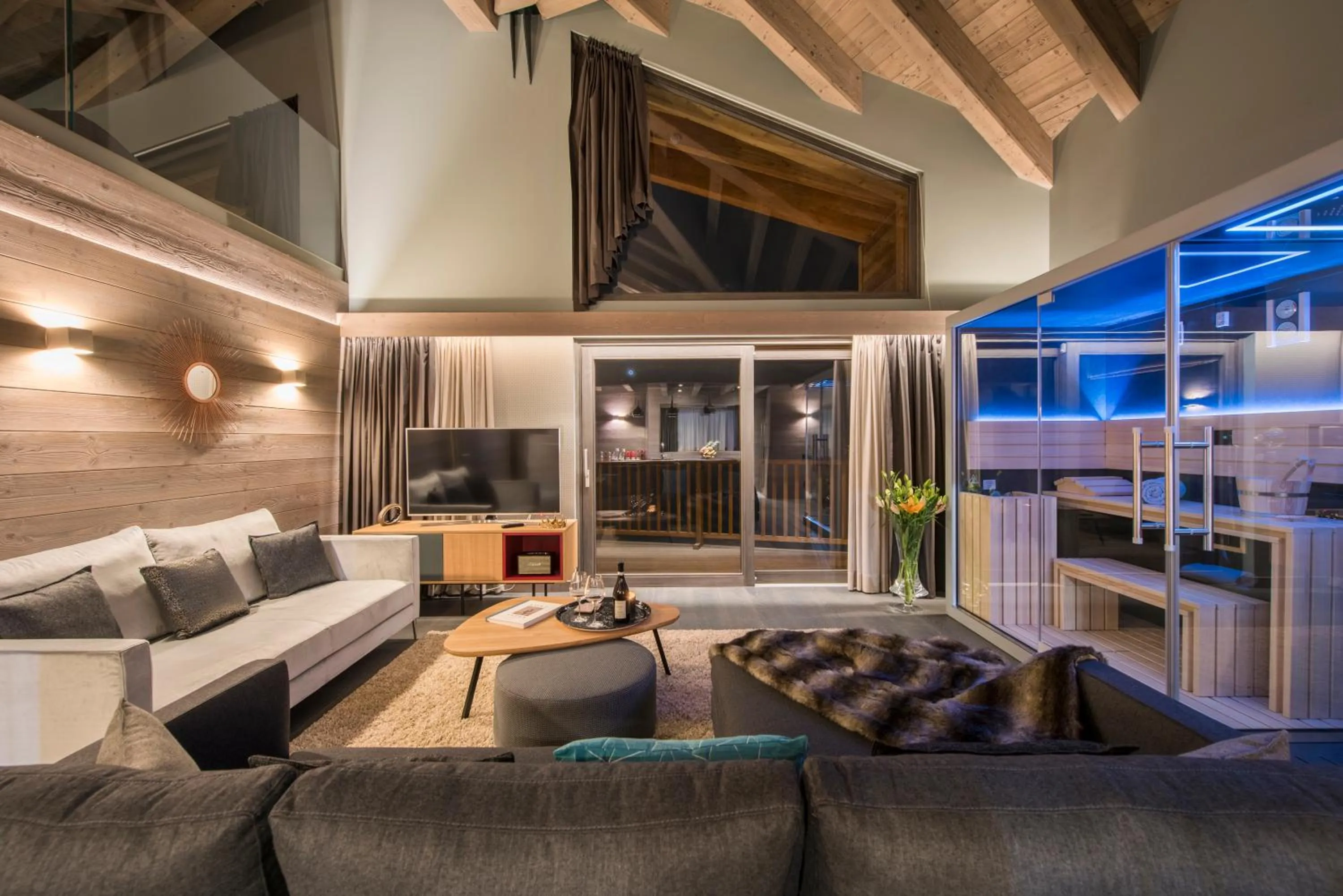 Sauna in Hotel Principe delle Nevi