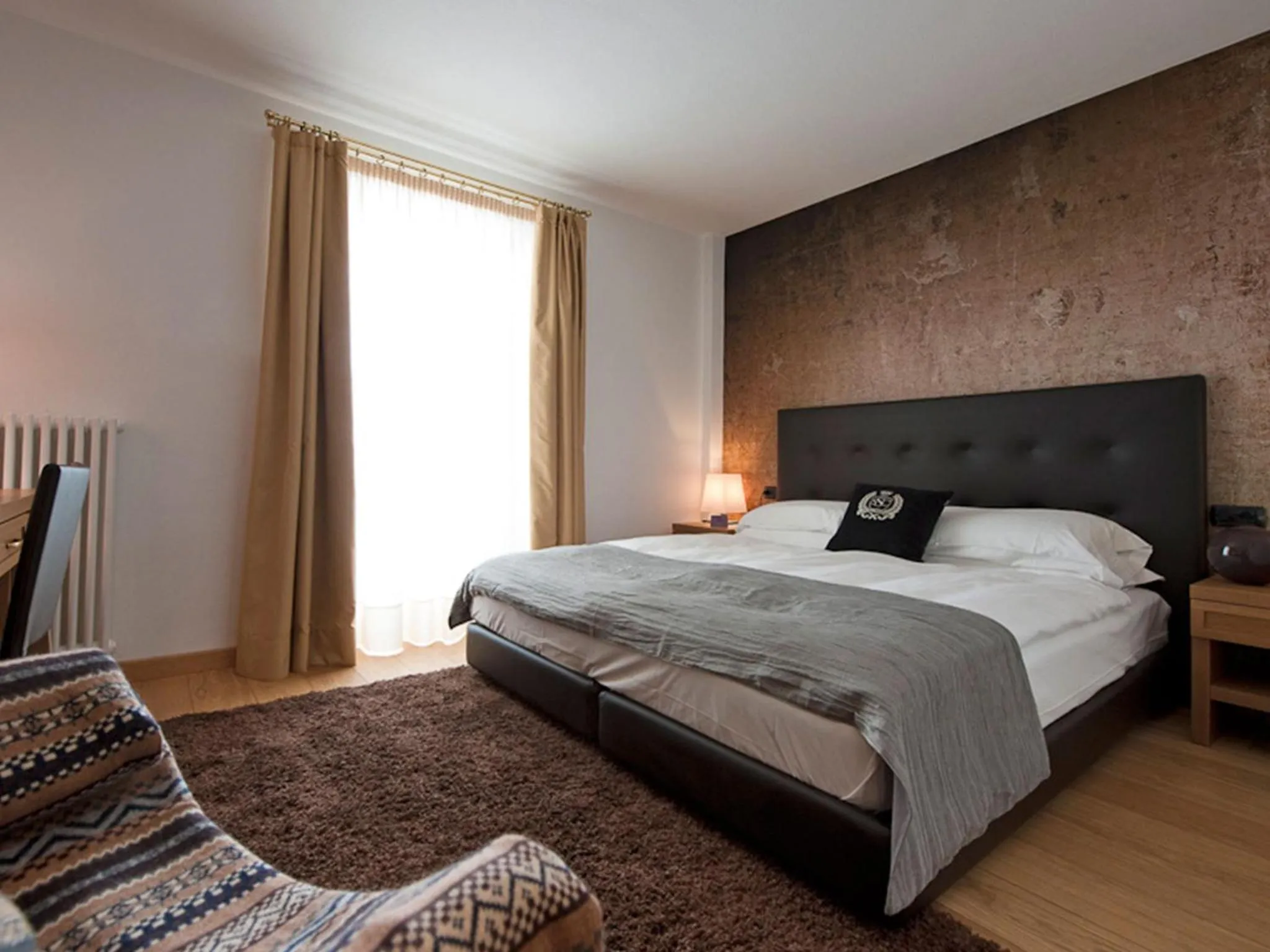 Bed in Hotel Principe delle Nevi