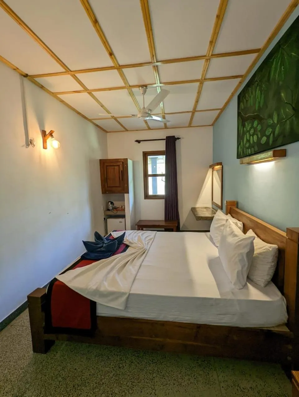 Bedroom, Bed in Eco Hotel Black & White - Anuradhapura
