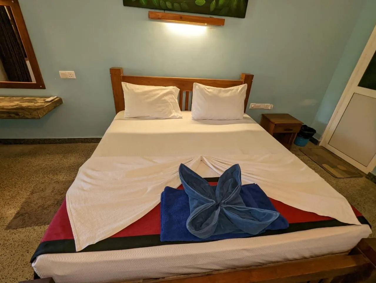 Bedroom, Bed in Eco Hotel Black & White - Anuradhapura