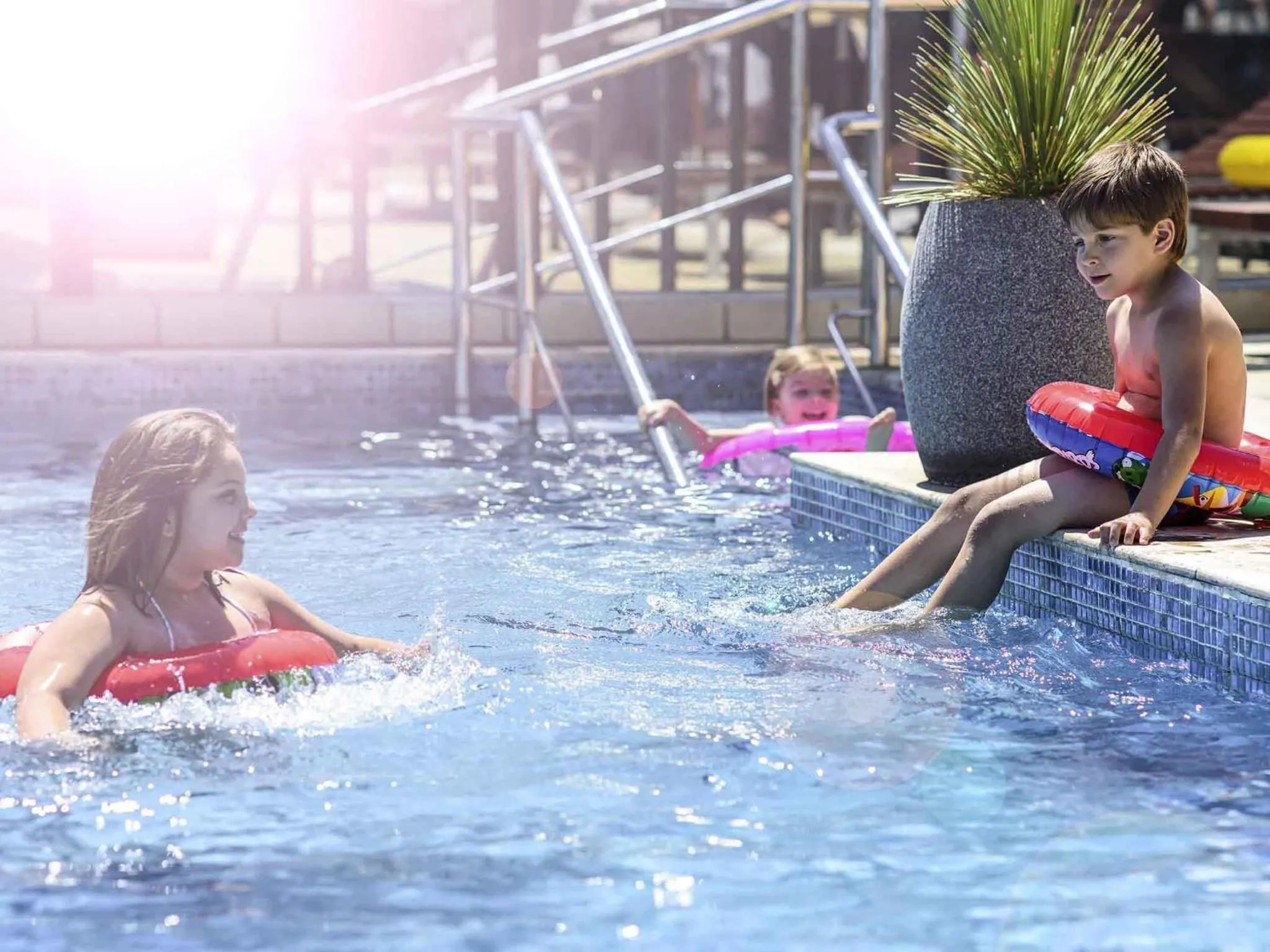 Pool view in Novotel Florianopolis