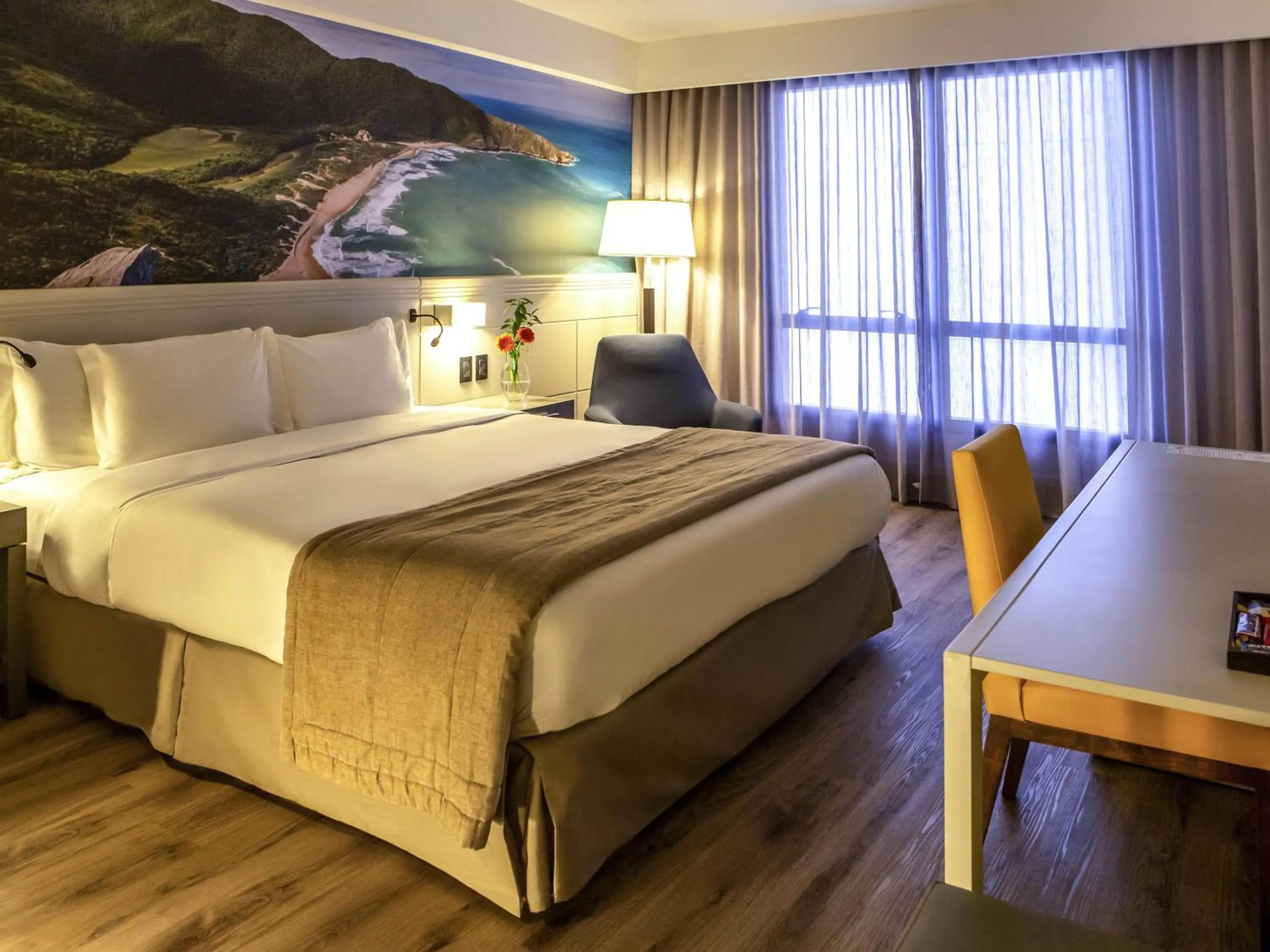 Bedroom, Bed in Novotel Florianopolis