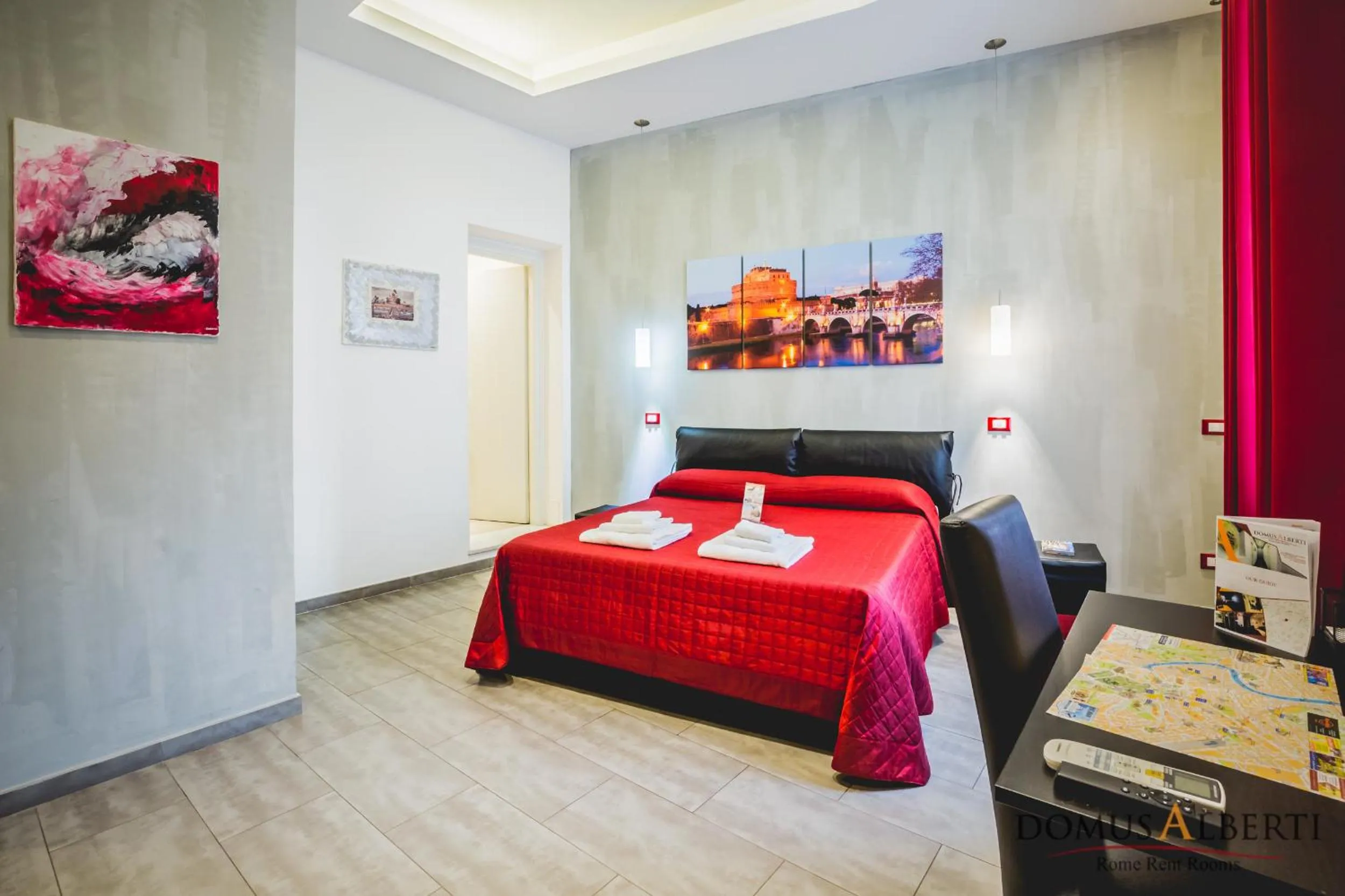 Bed in Domus Alberti Bed & Breakfast