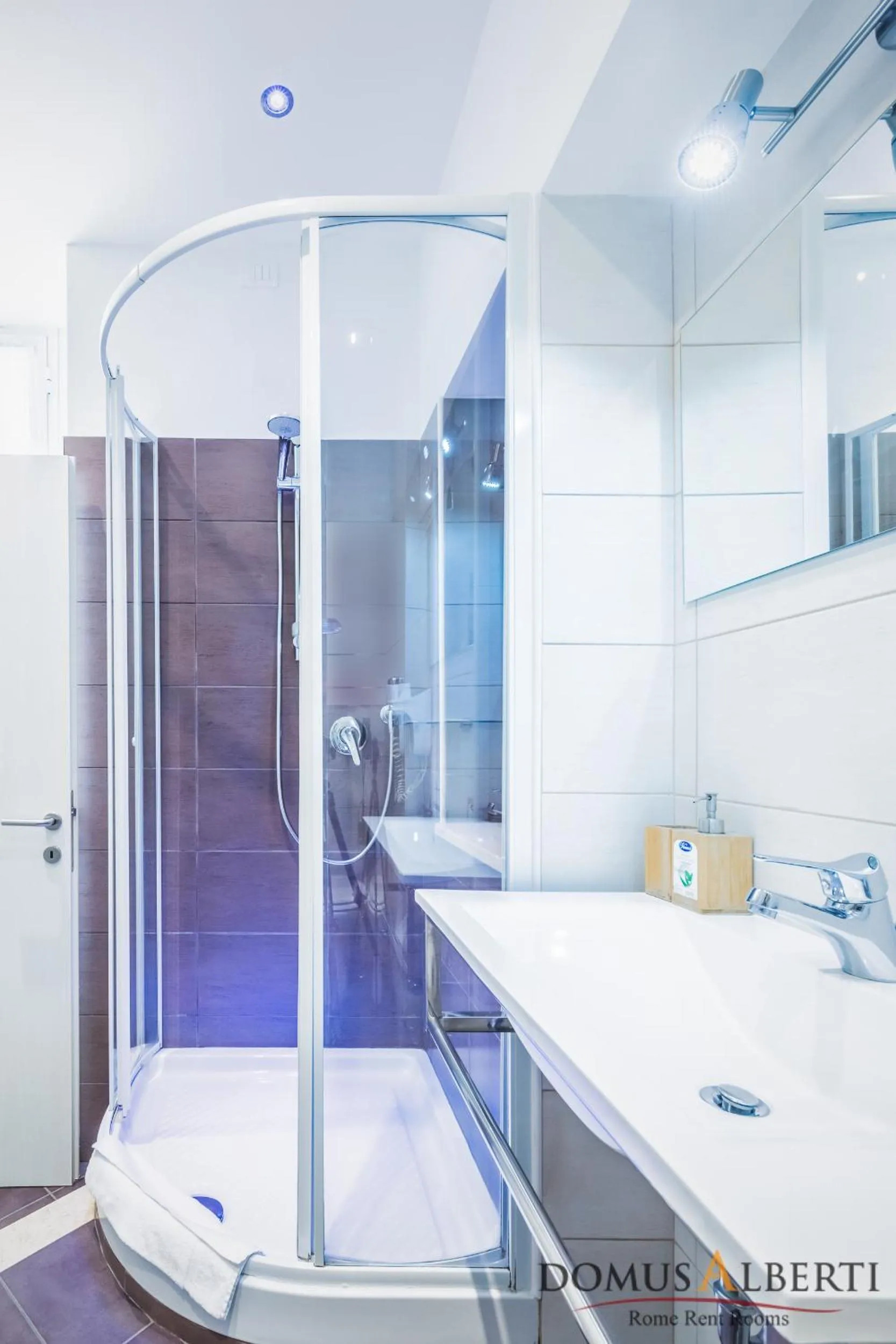 Shower in Domus Alberti Bed & Breakfast